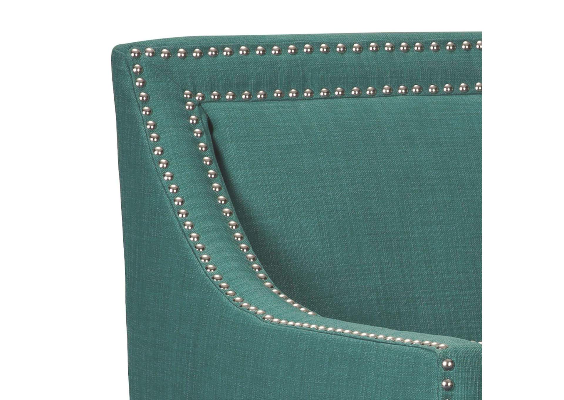 Erica 497 Chair With Chrome Nails Heirloom Aqua - Teal image 5