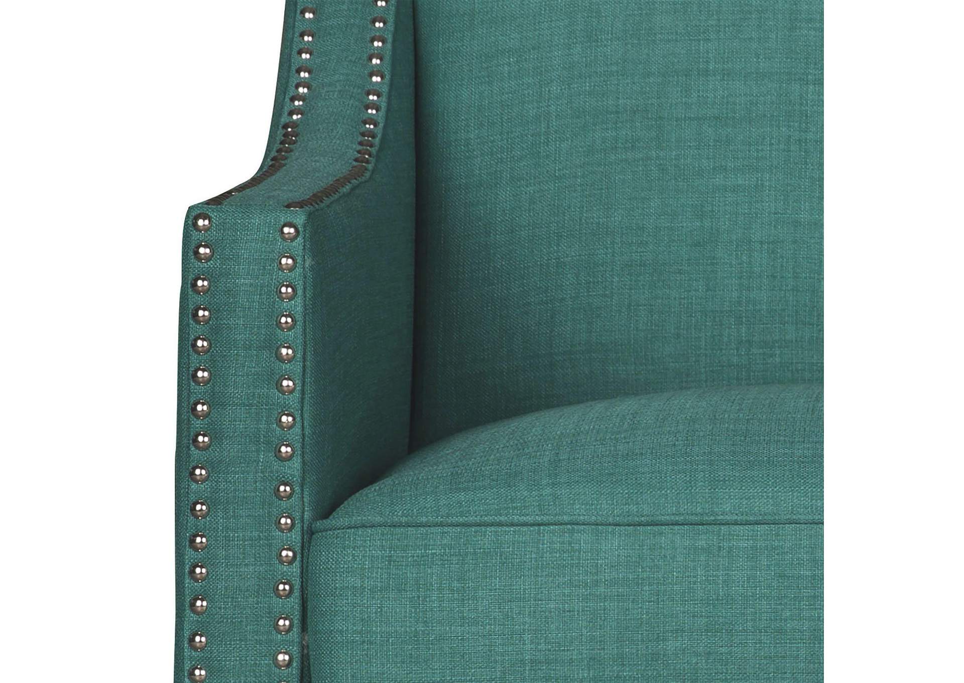 Erica 497 Chair With Chrome Nails Heirloom Aqua - Teal image 6