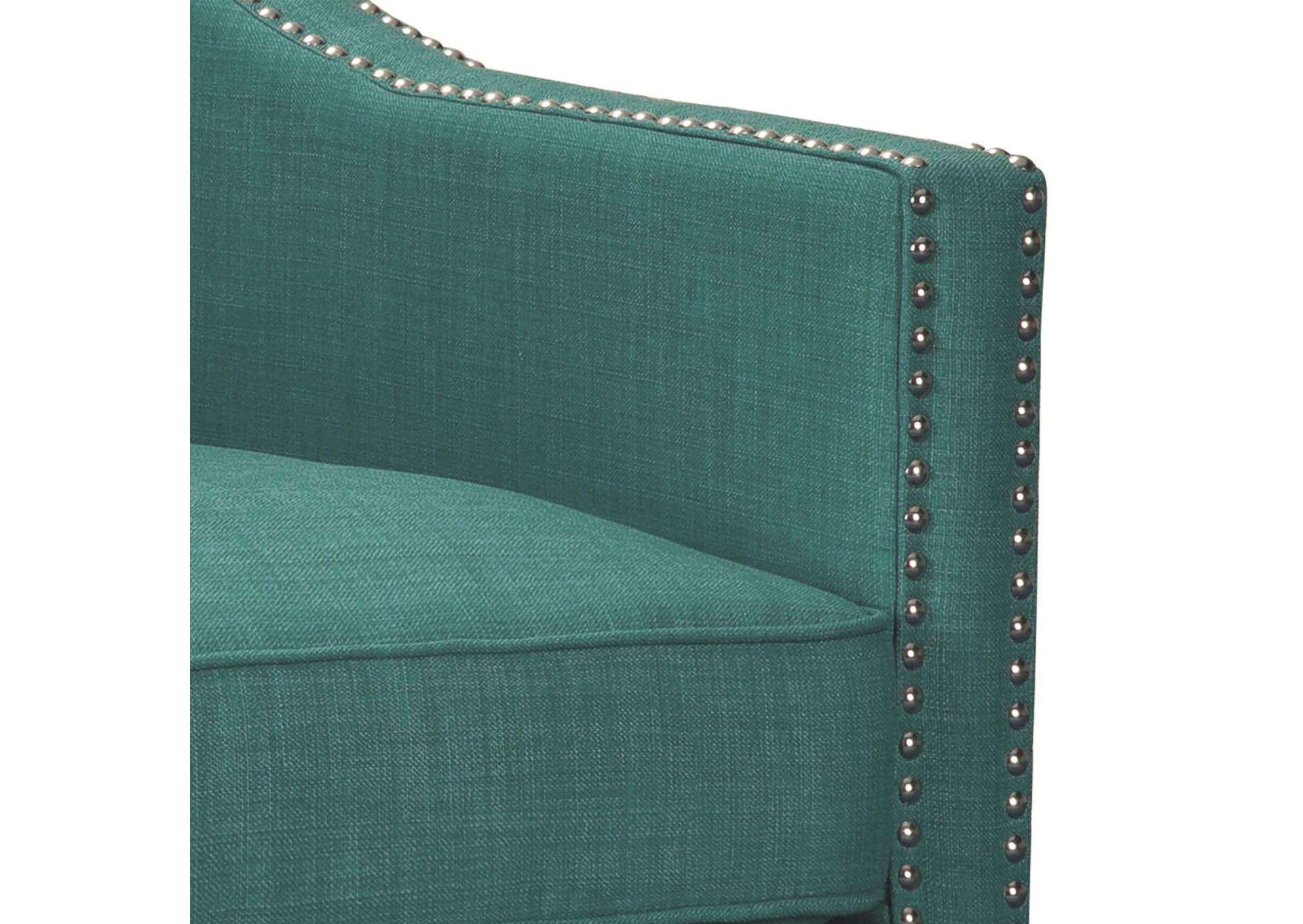 Erica 497 Chair With Chrome Nails Heirloom Aqua - Teal image 9