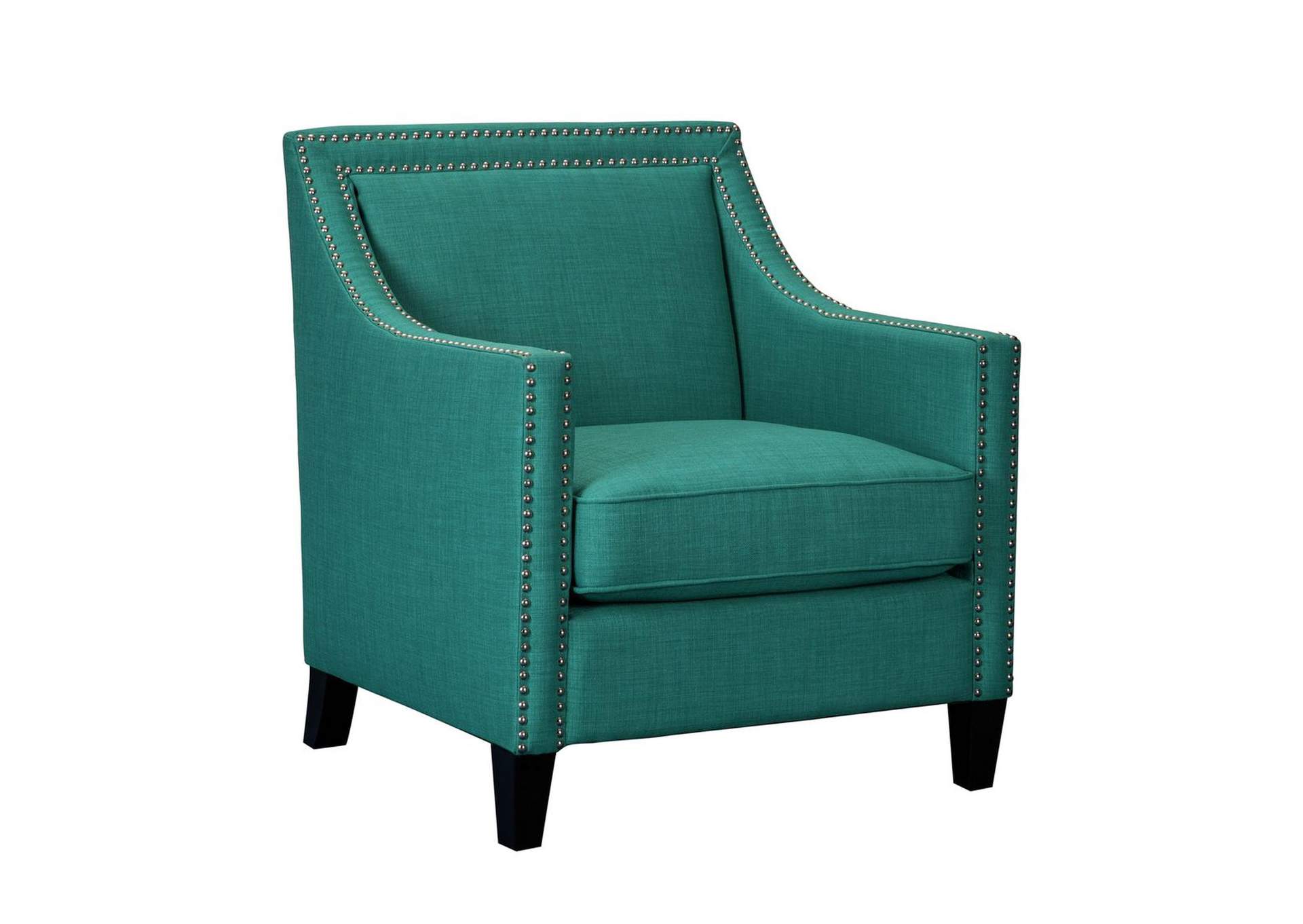 Erica 497 Chair With Chrome Nails Heirloom Aqua - Teal image 8