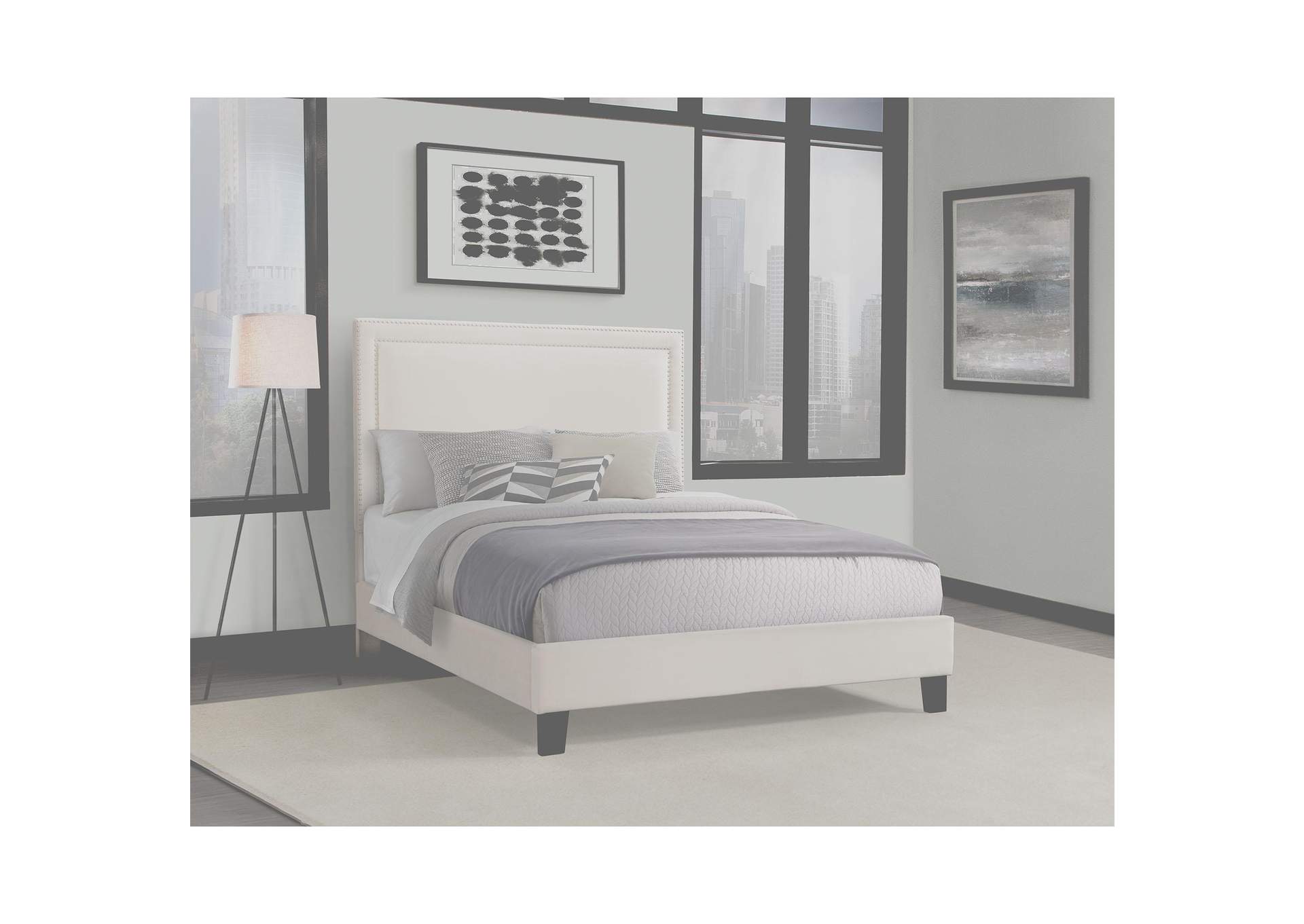 Ericson Queen Bed Stone image 1