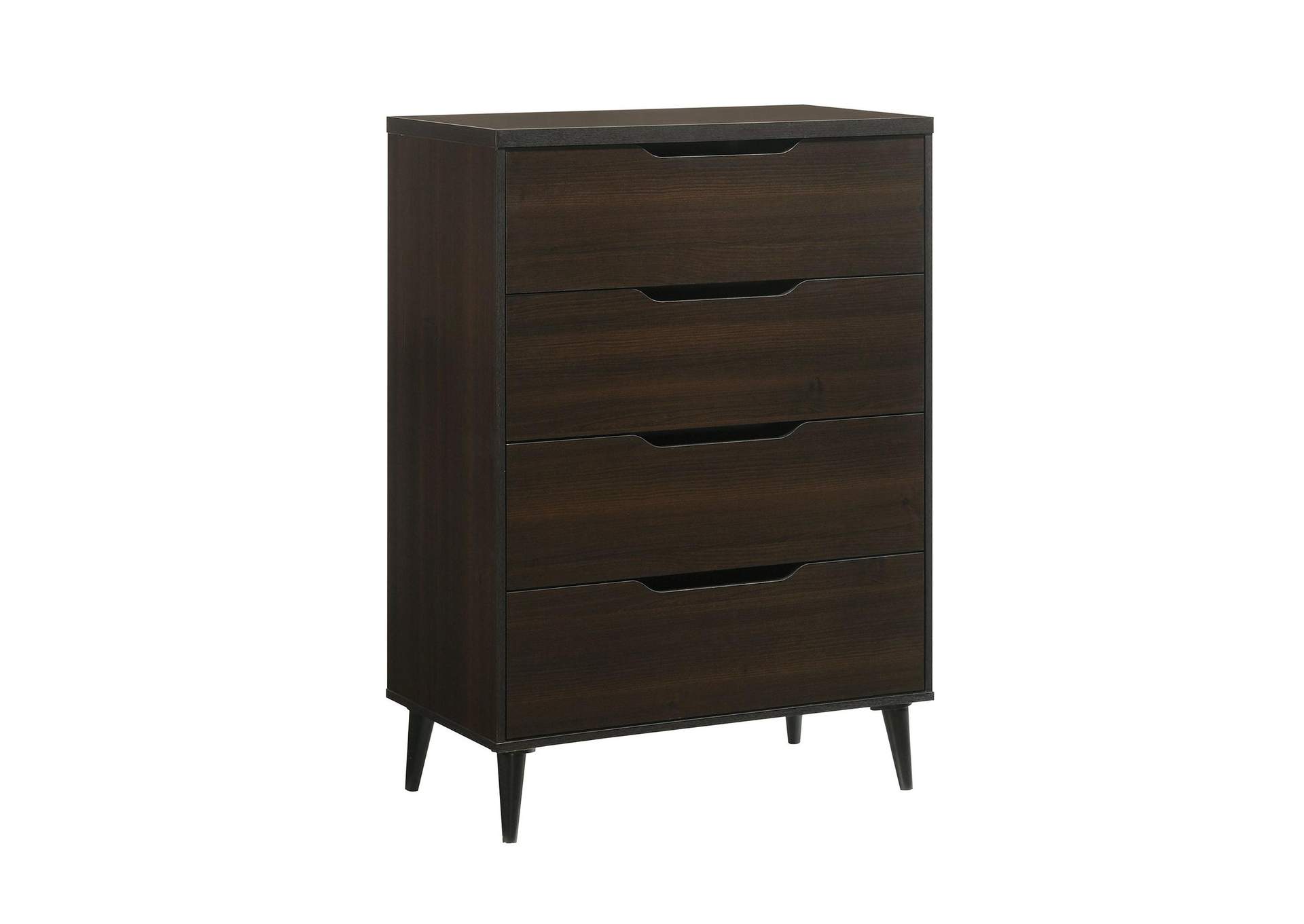Ernesto 4 - Drawer Chest In Espresso 3A image 7