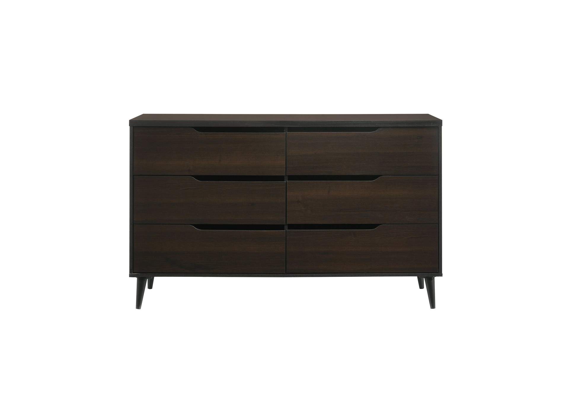 Ernesto 6 - Drawer Dresser In Espresso 3A