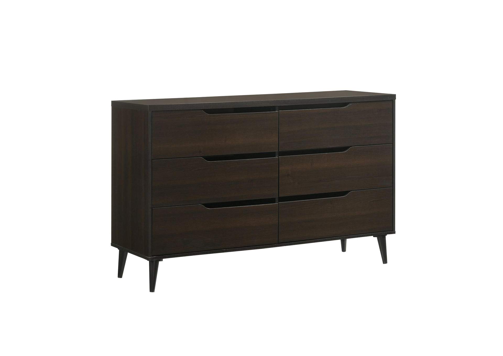Ernesto 6 - Drawer Dresser With Interlock In Espresso 3A image 9