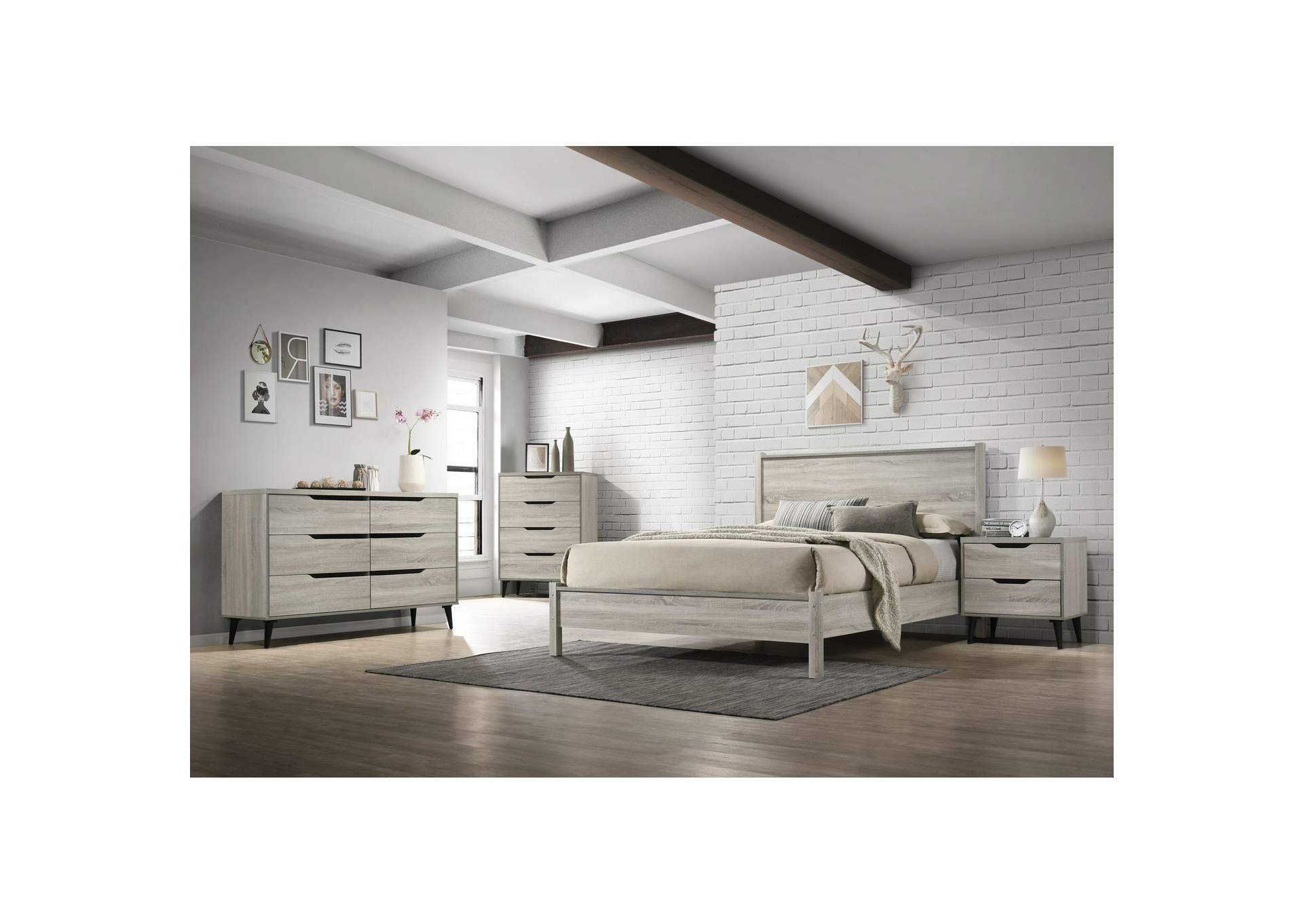 Ernesto 6 - Drawer Dresser In Grey 3A image 1