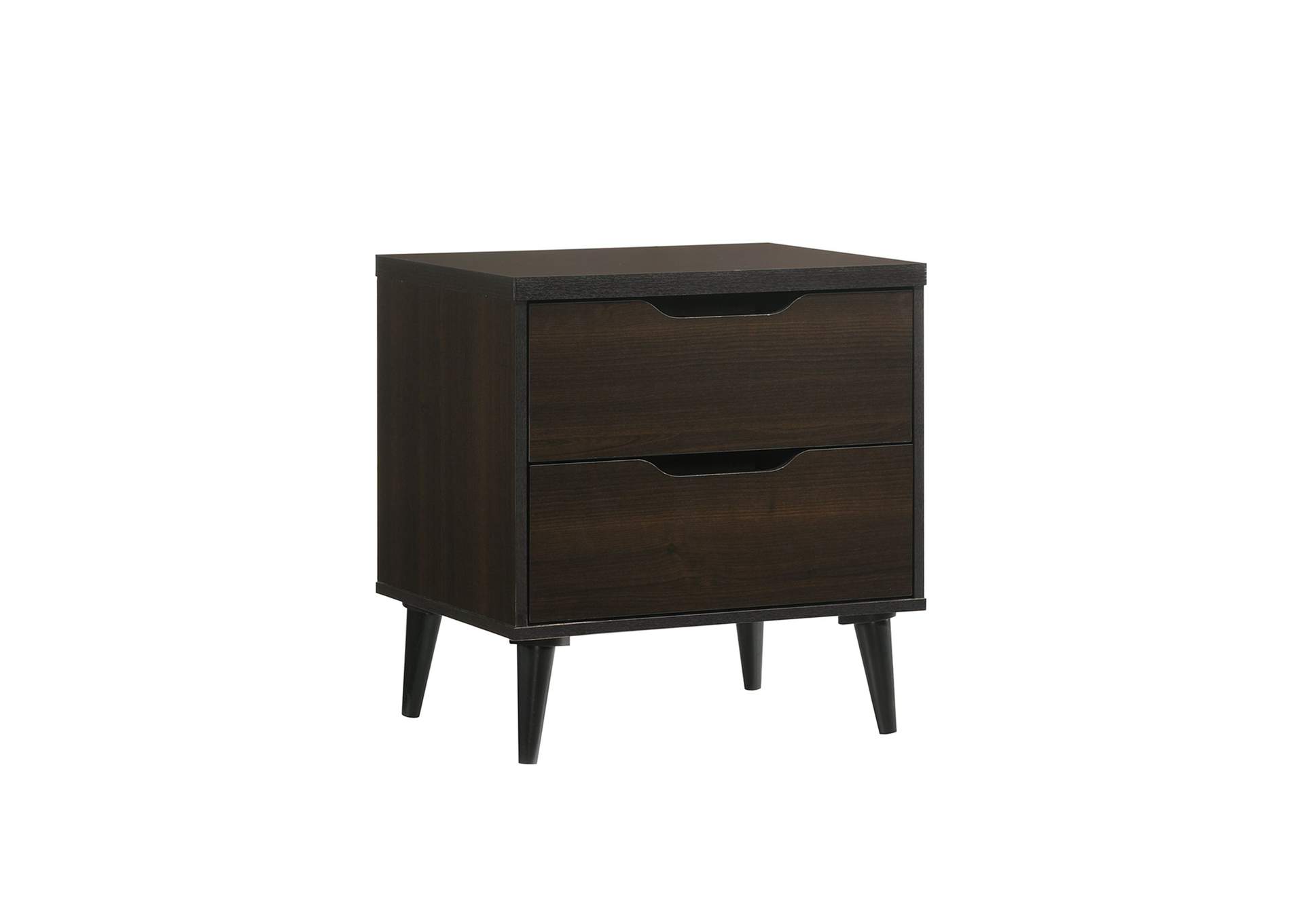 Ernesto Queen Panel 2 Piece Bedroom Set In Espresso 3A