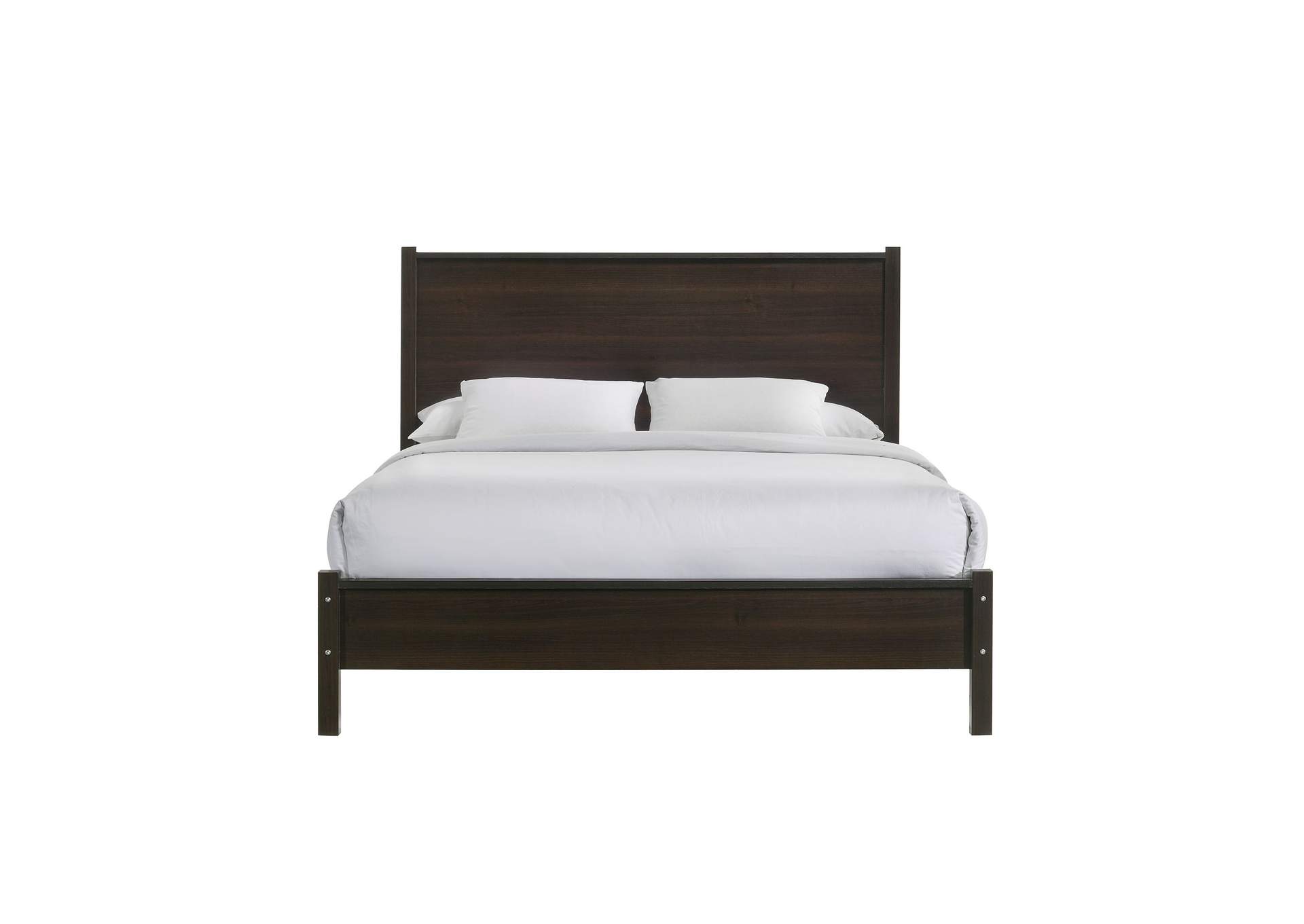 Ernesto Queen Panel Bed In Espresso 3A