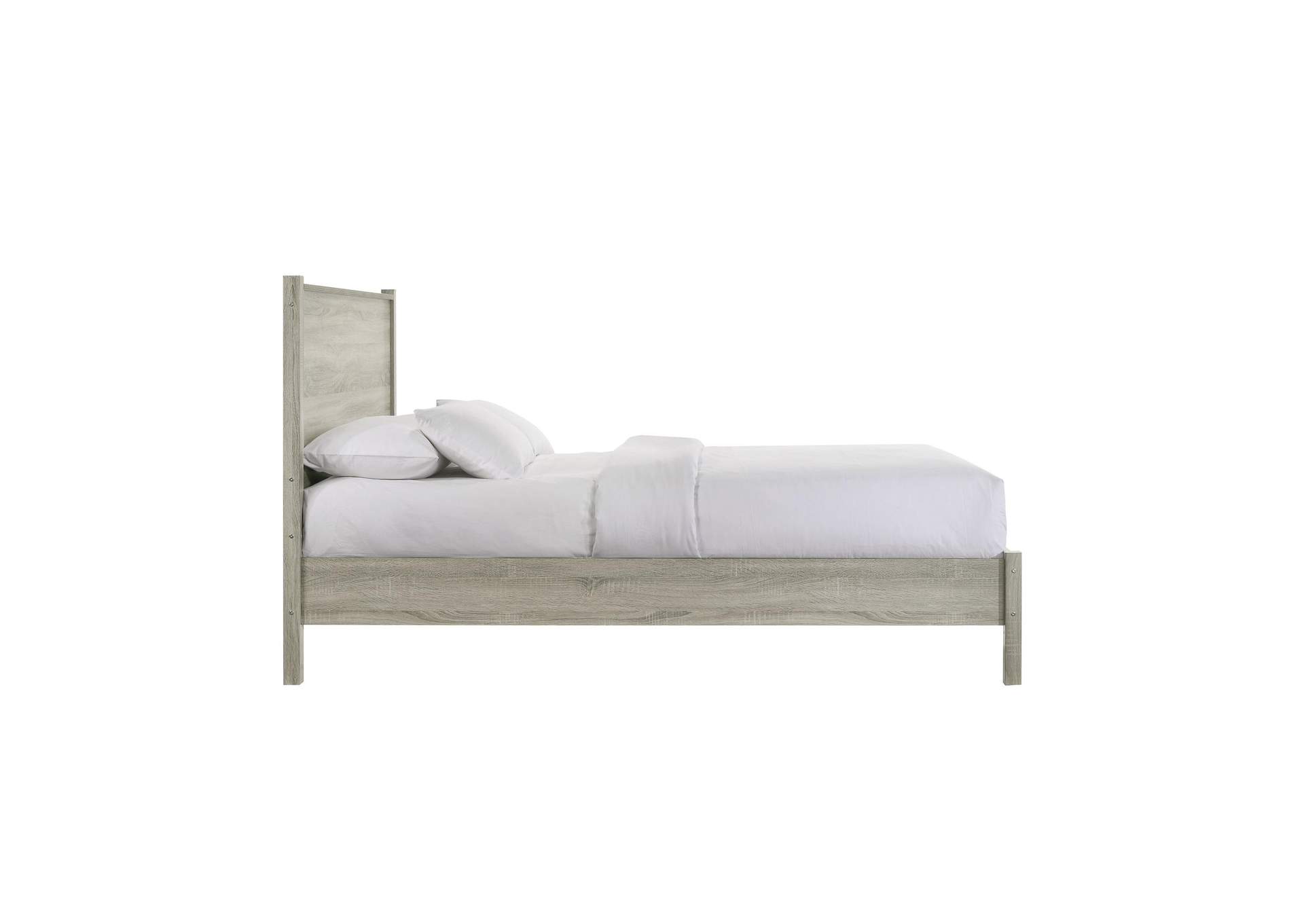 Ernesto Queen Panel Bed In Grey 3A image 10