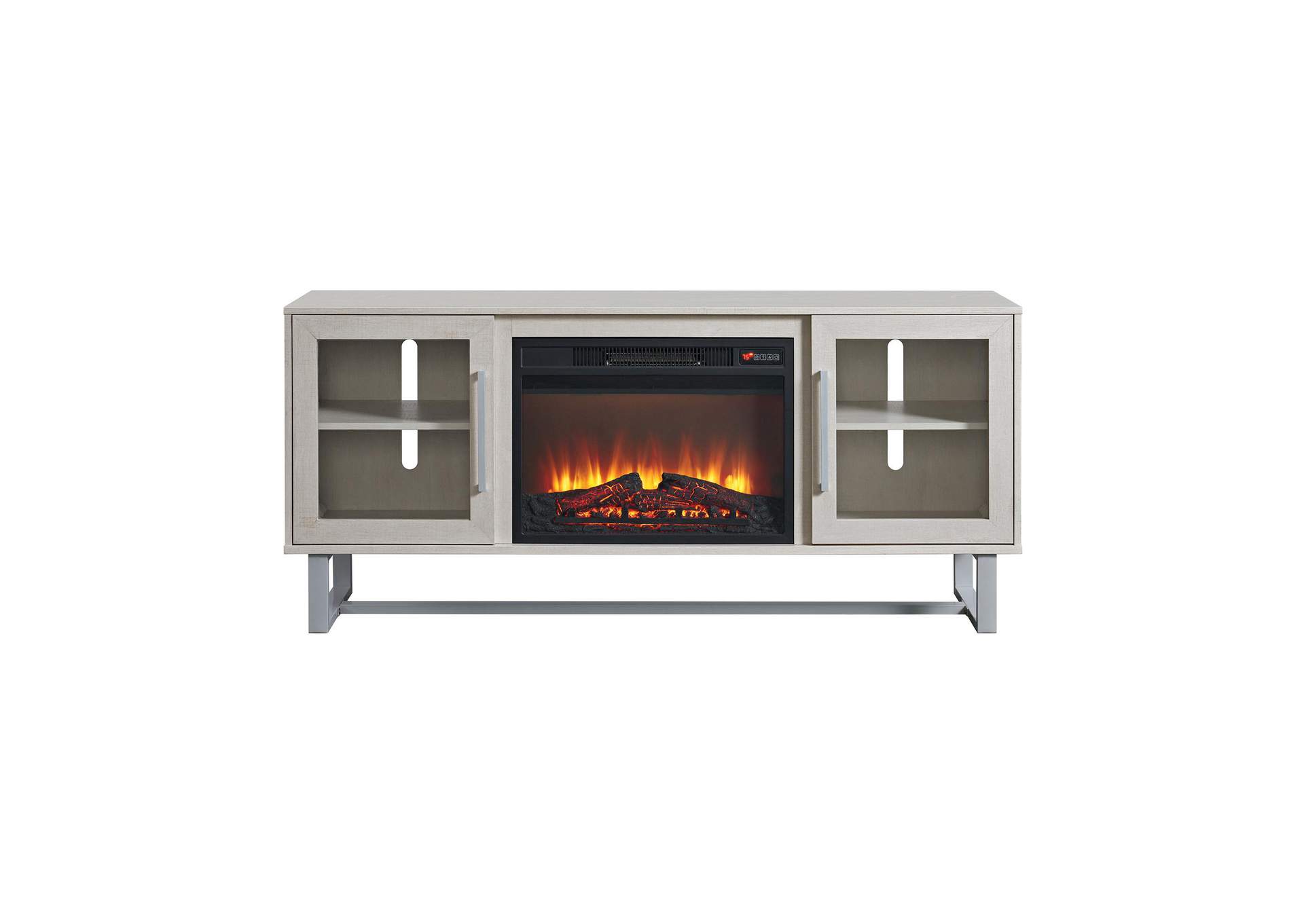 Estelle Console With 23 Fireplace Insert In Off - White image 5