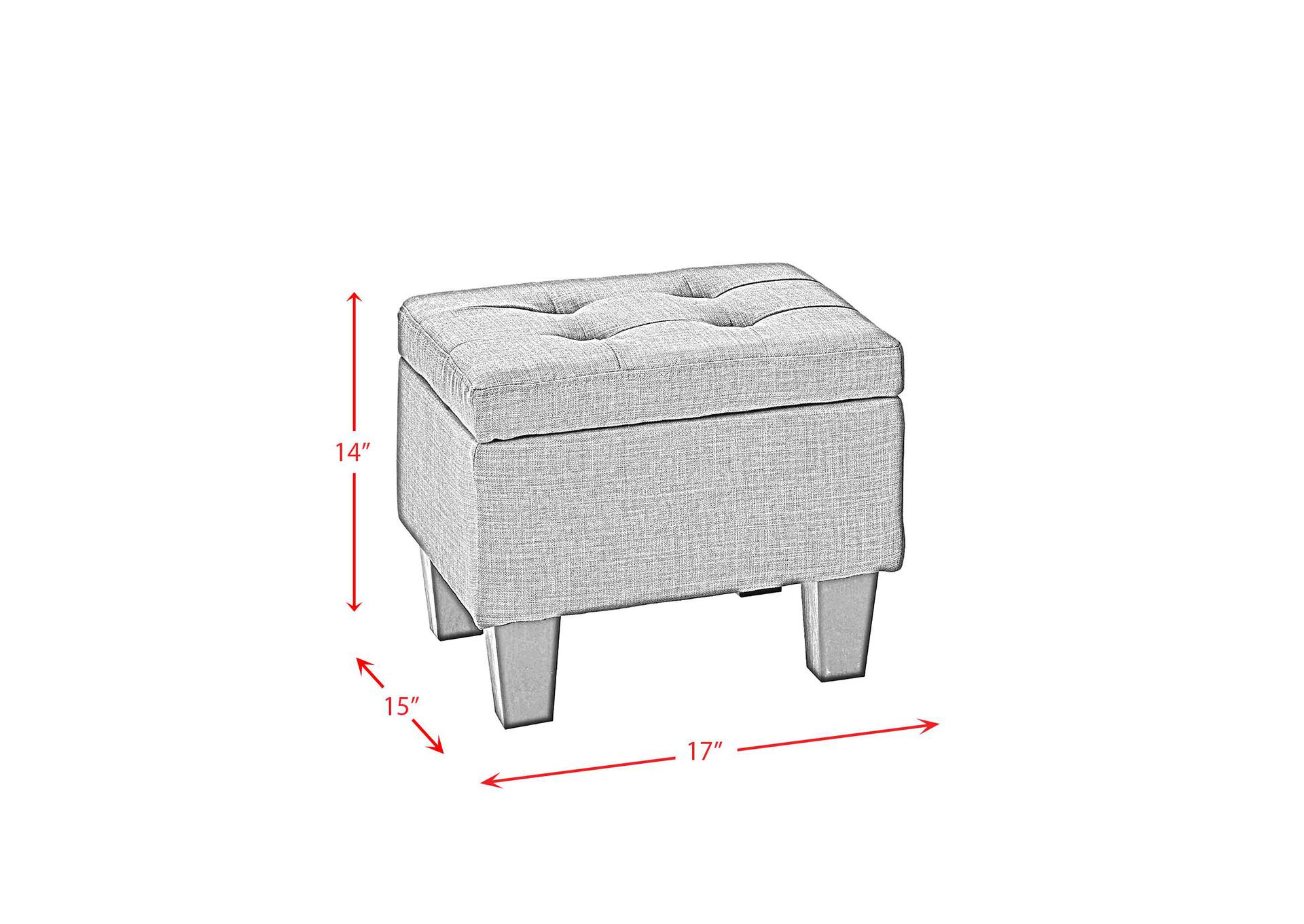 Ethan 3Pk Storage Bench And Ottoman Heirloom Natural image 5