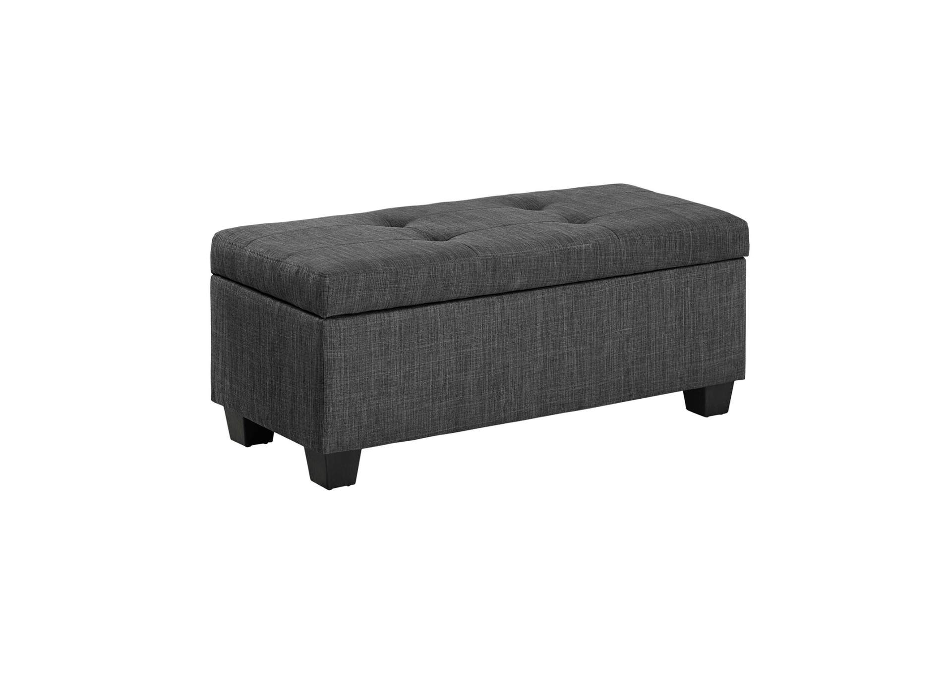 Ethan 3Pk Storage Bench And Ottoman Heirloom Charcoal image 7