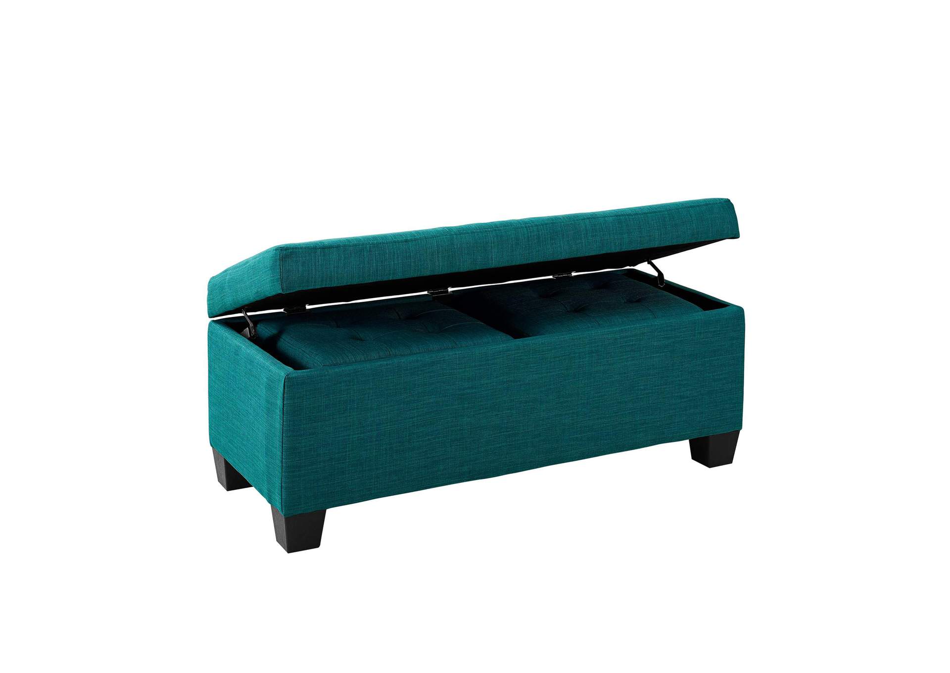 Ethan 3Pk Storage Bench And Ottoman Heirloom Teal image 8