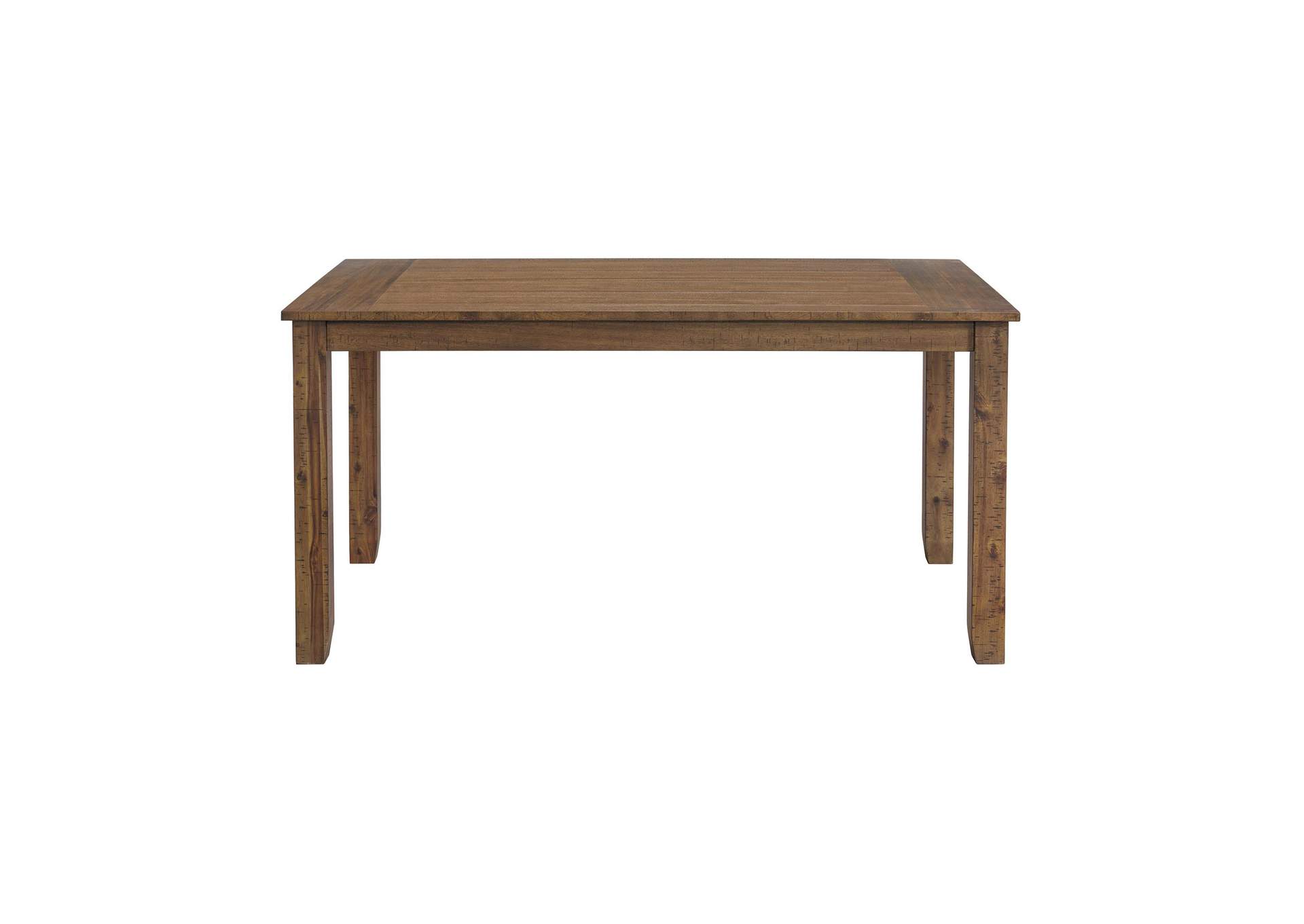 Everett 6 Piece Dining Set Table 4 Chairs Bench In Brown Acacia image 8