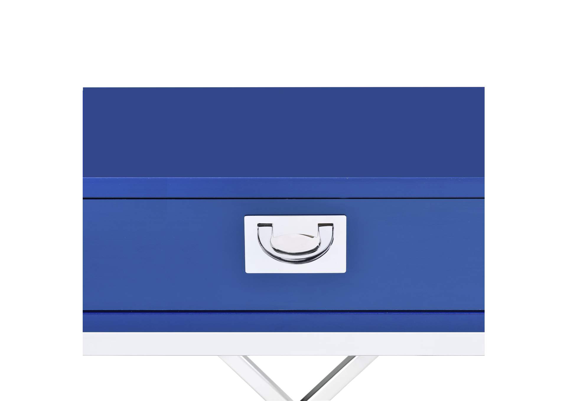 Evie Nightstand Glossy Blue image 8