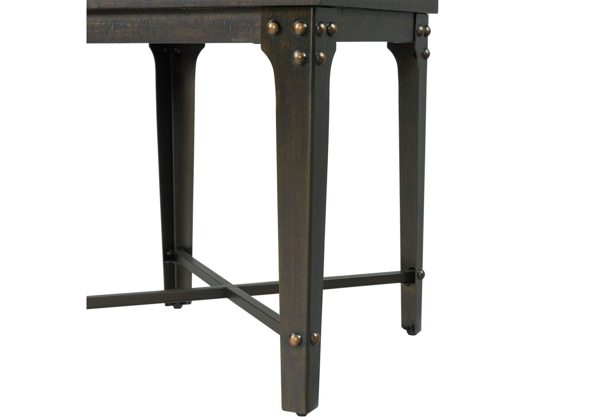 Factory End Table With Power Box USB image 3