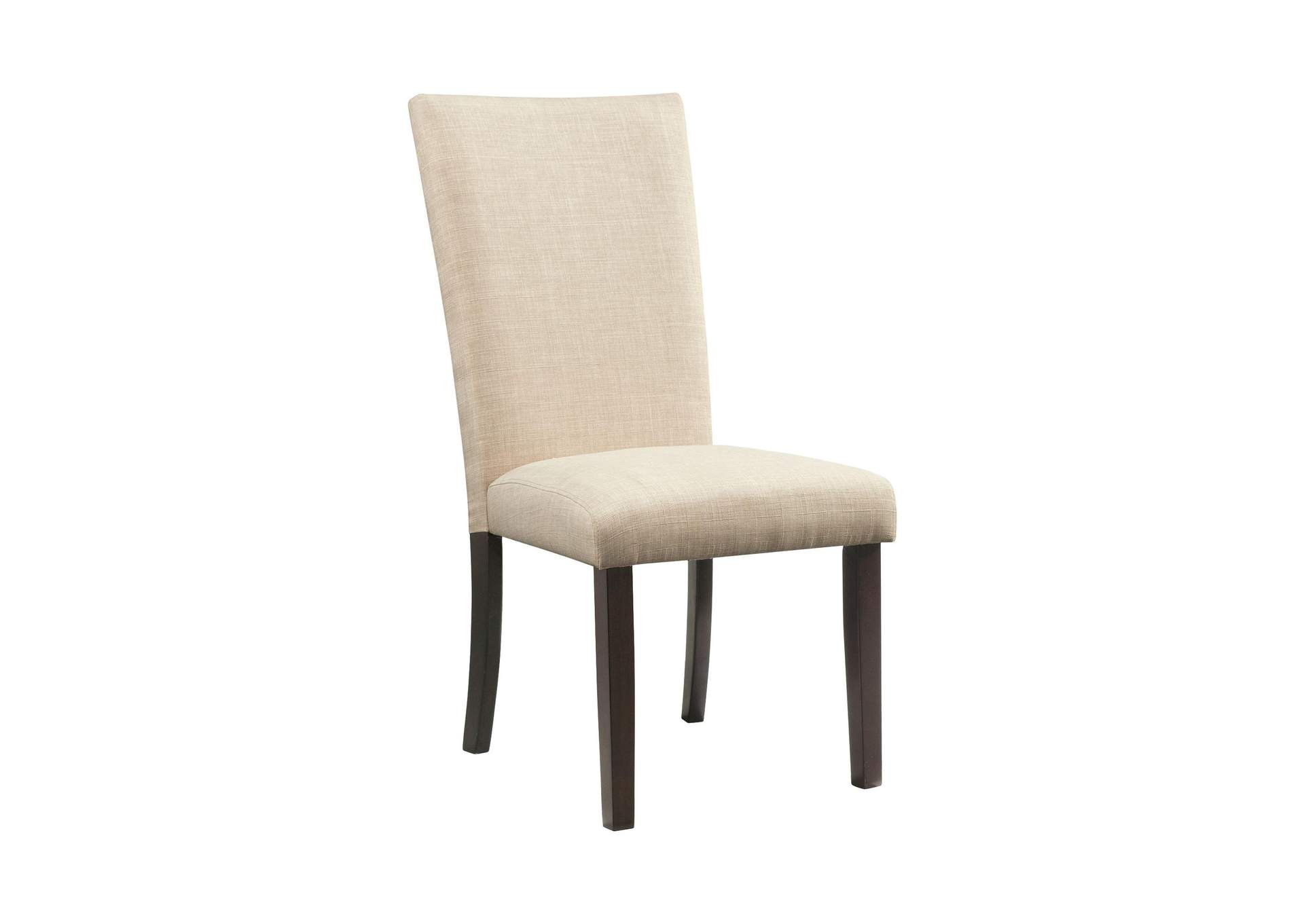 Felicia Upholstery Side Chair With Linen 2 Per Pack Dark image 9