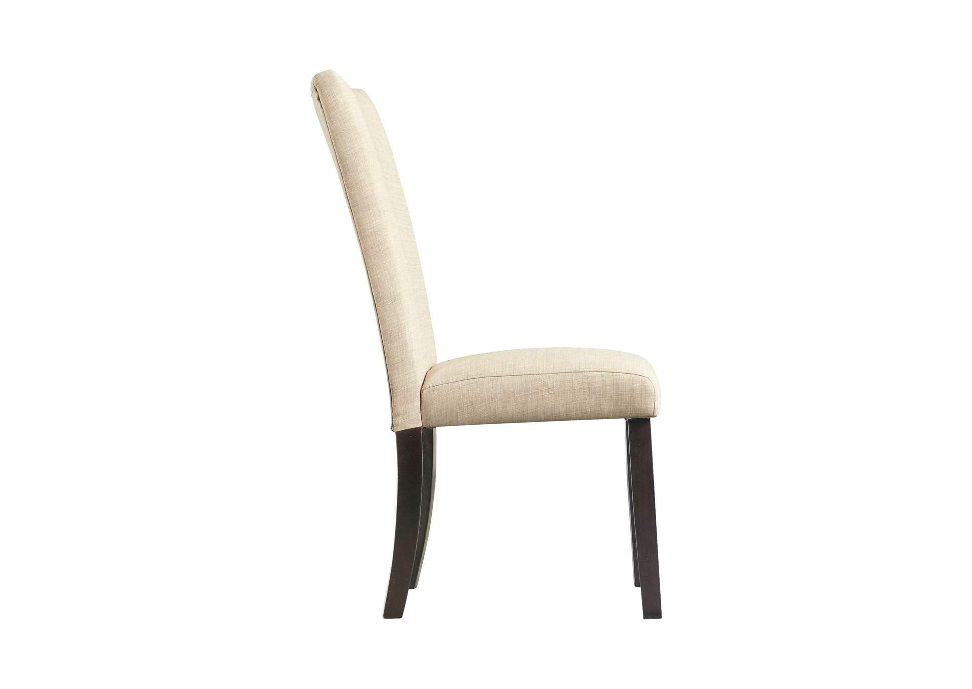 Felicia Upholstery Side Chair With Linen 2 Per Pack Dark image 11