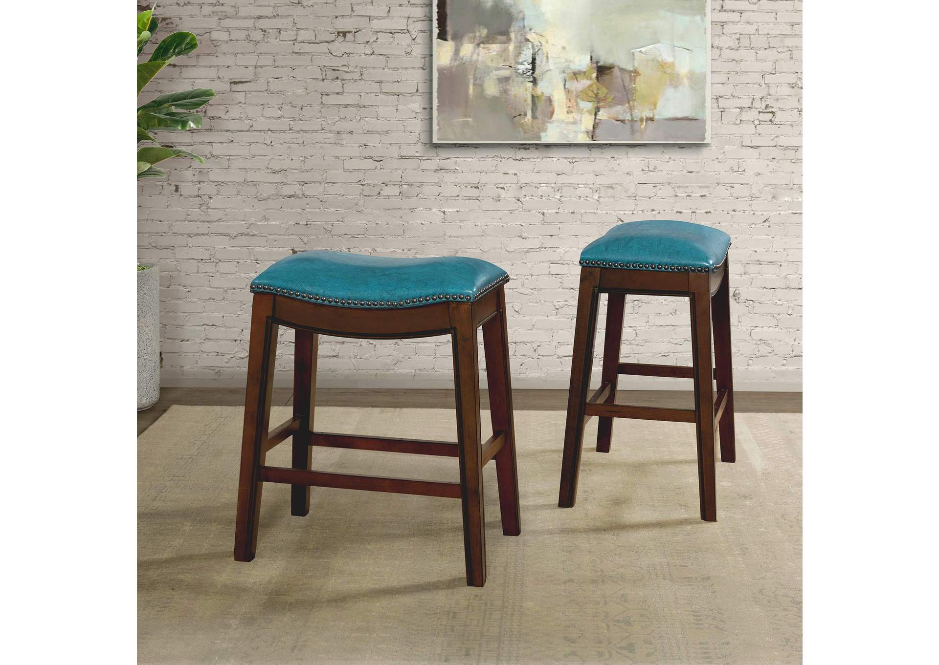 Fiesta Counter Stool 24 - Blue image 1