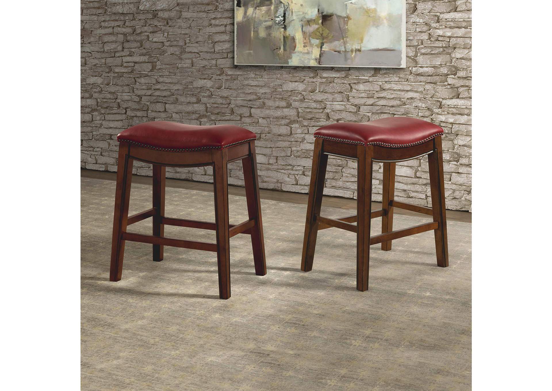 Fiesta Counter Stool 24 - Red image 1