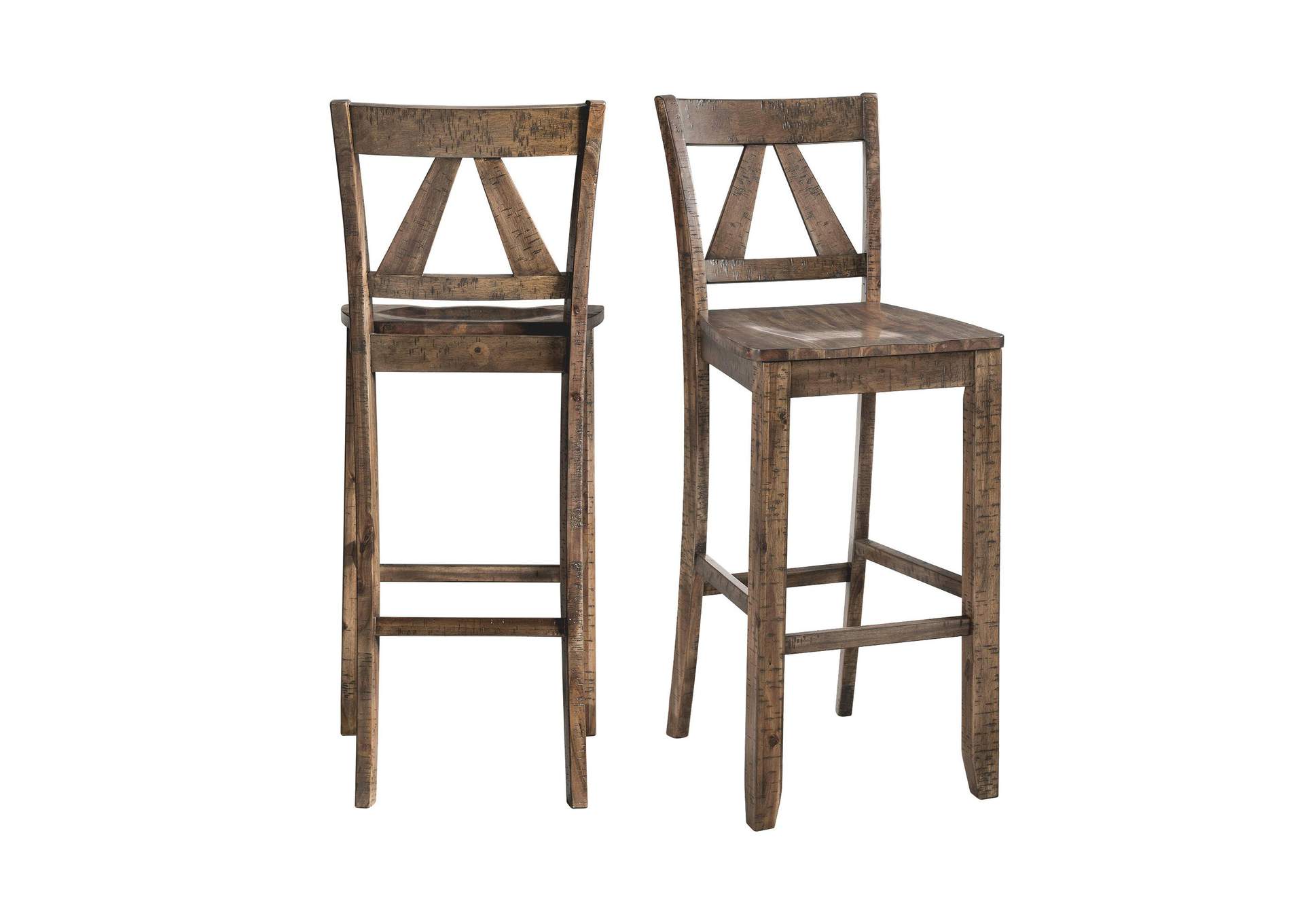 Finn 30 Bar Slat Back Stool With Wood Seat 3A 2 Per Carton image 9