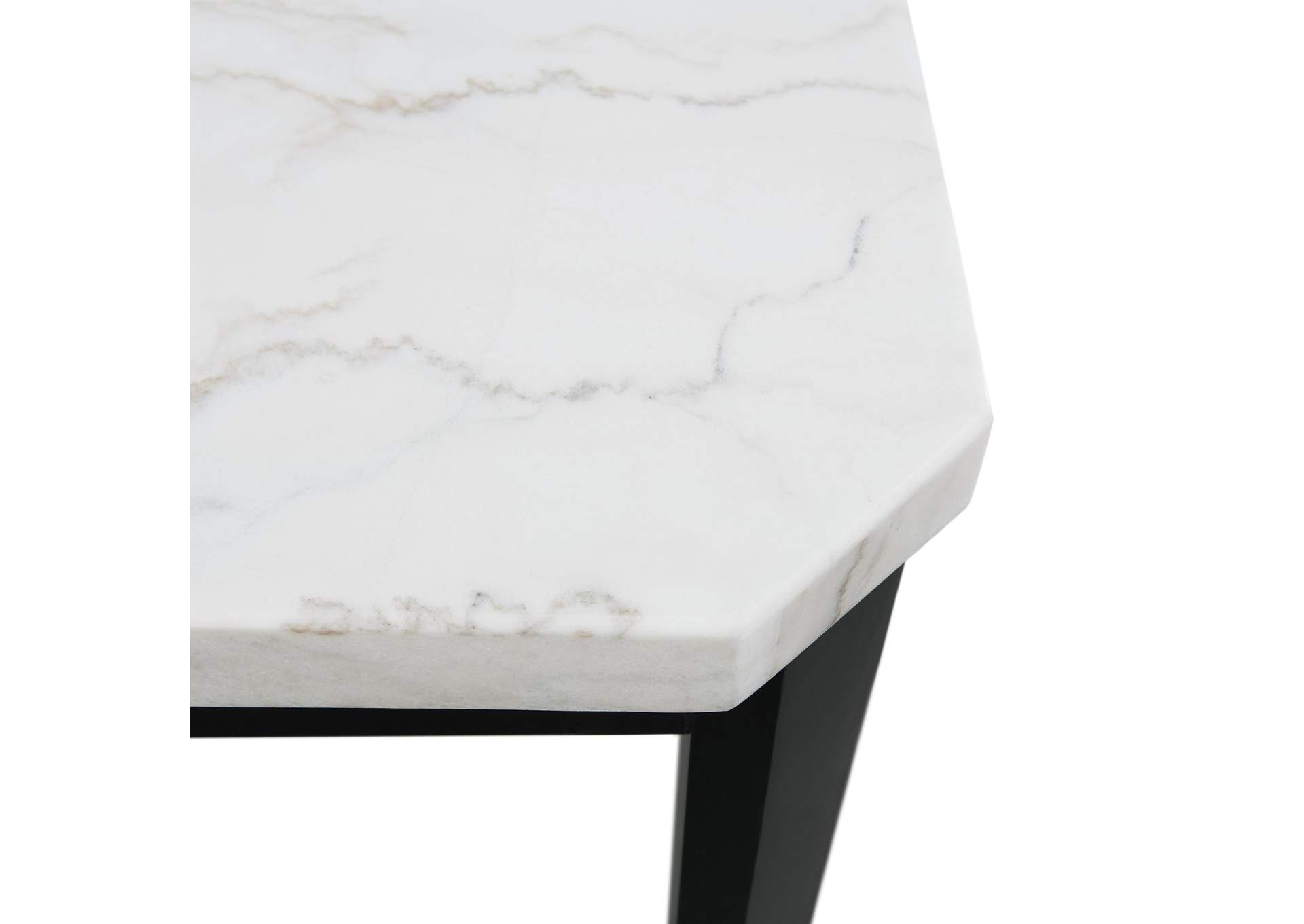 Francesca White Counter Height Dining Table image 4