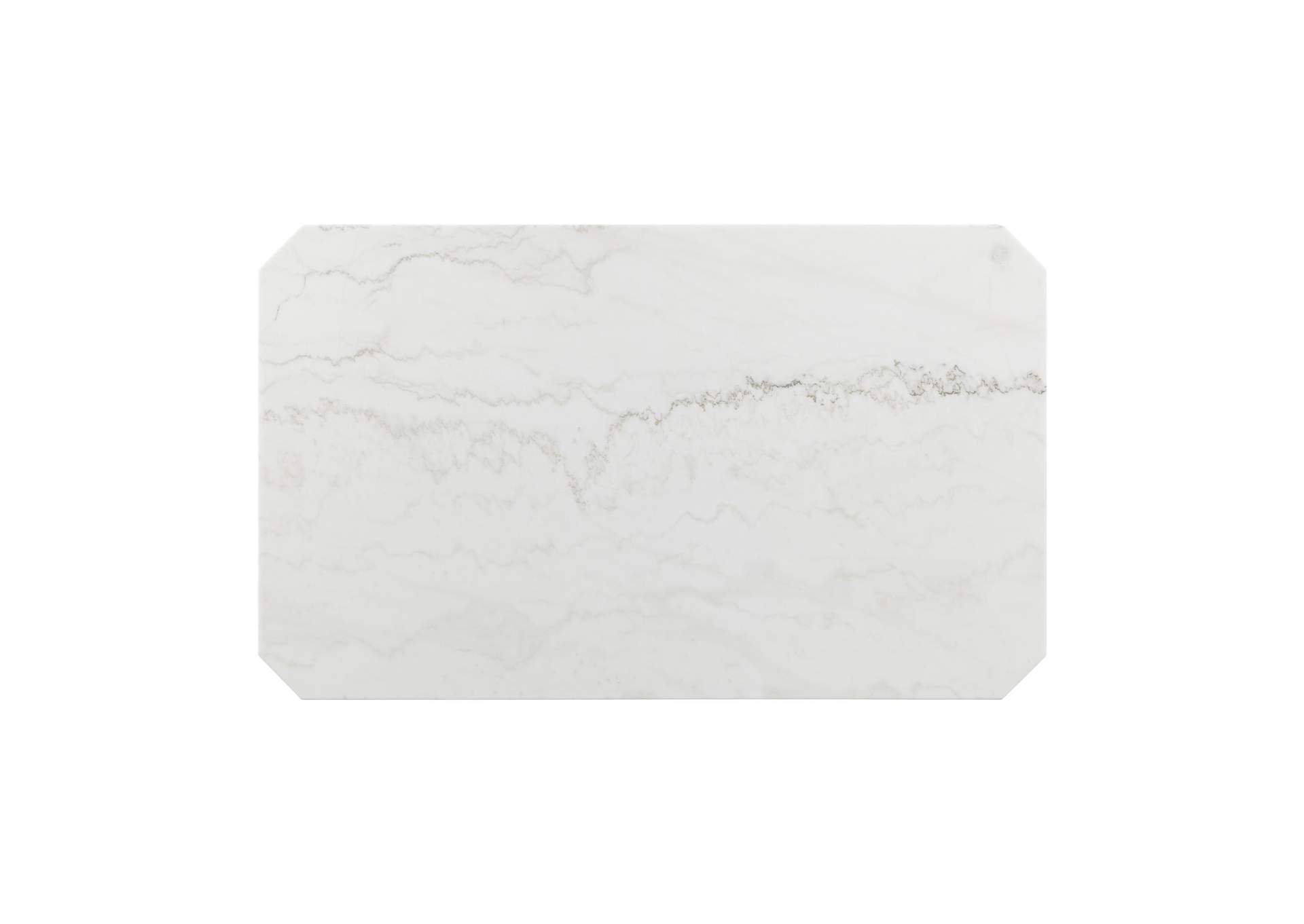 Francesca White Standard Height Dining Table image 7