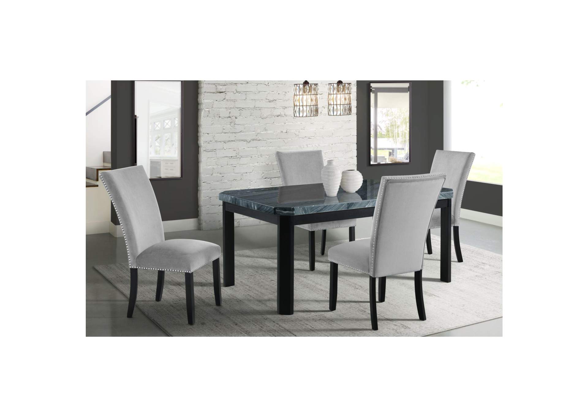 Francesca Grey Standard Height Dining Table image 1