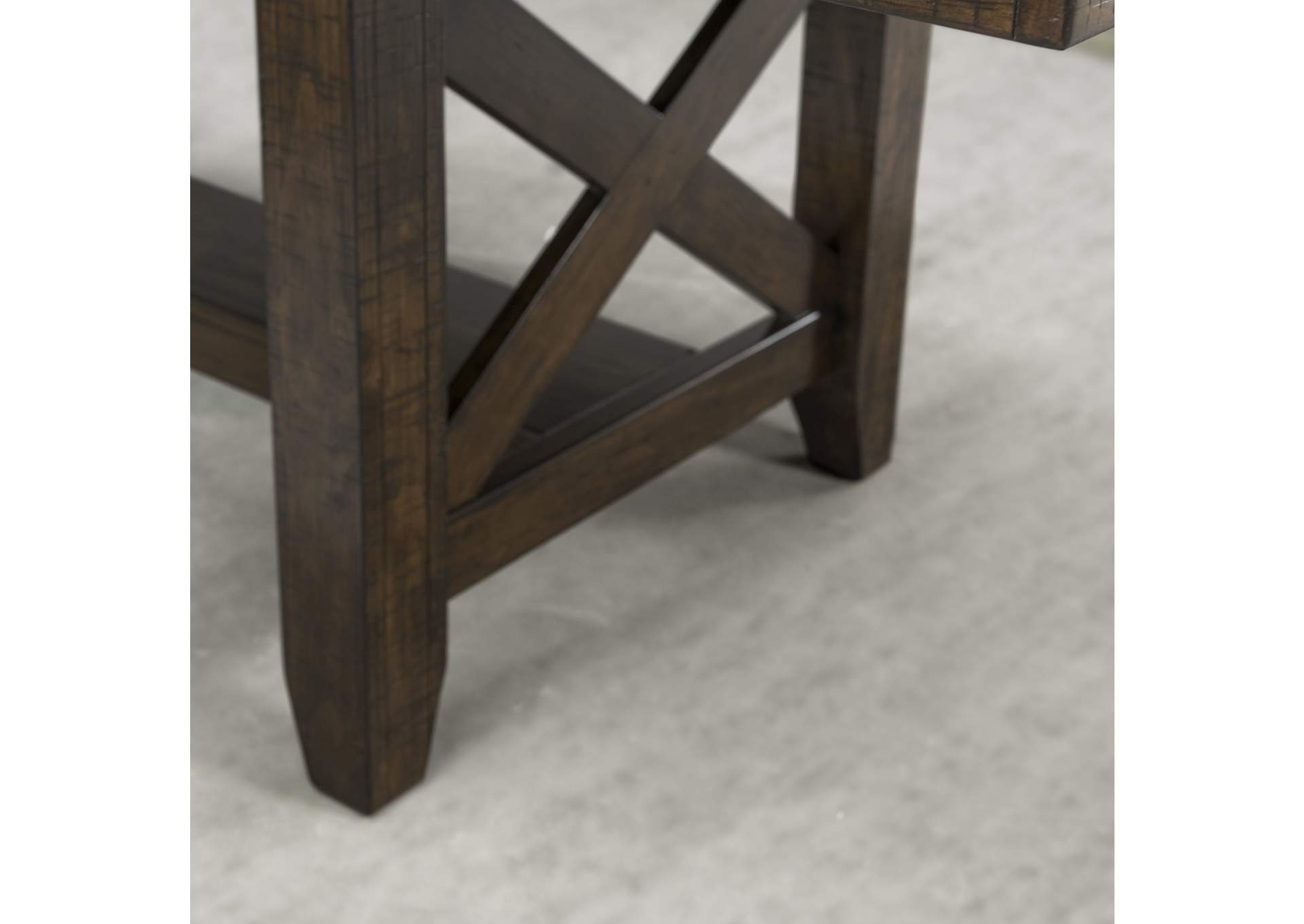 Franklin Dining 5 Piece Set - Table 4 Fabric Back Side Chairs