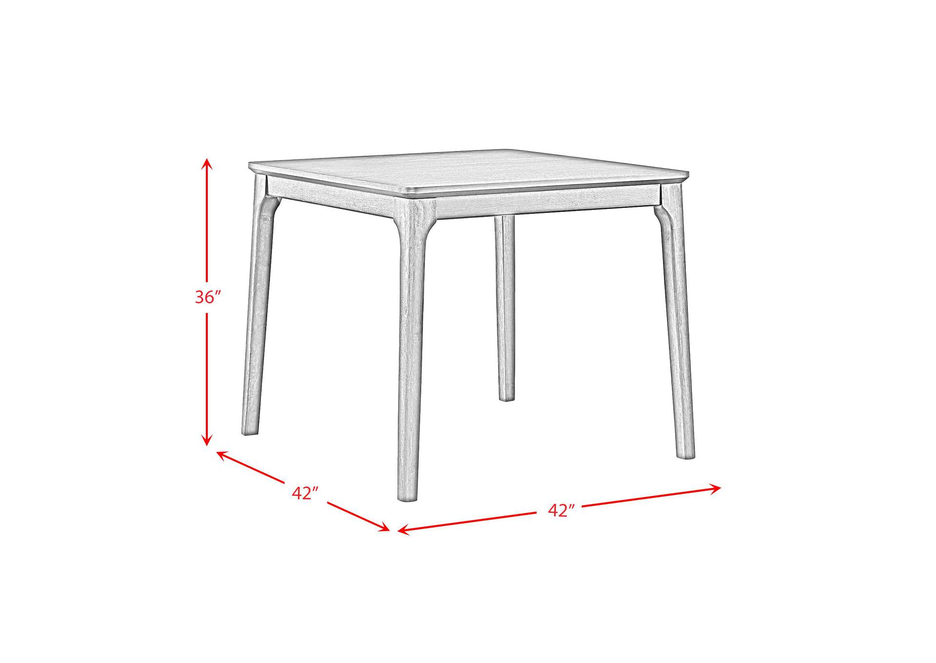 Garcia 5 Piece Counter Set With Table And 4 Chairs In Black image 8
