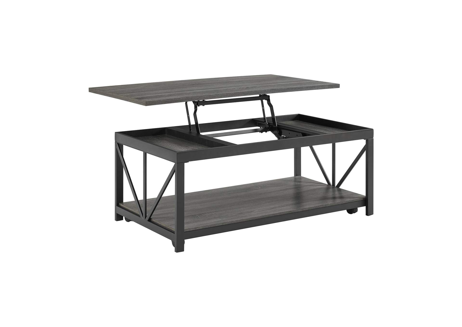 Gemma Lift Top Coffee Table In Grey image 8