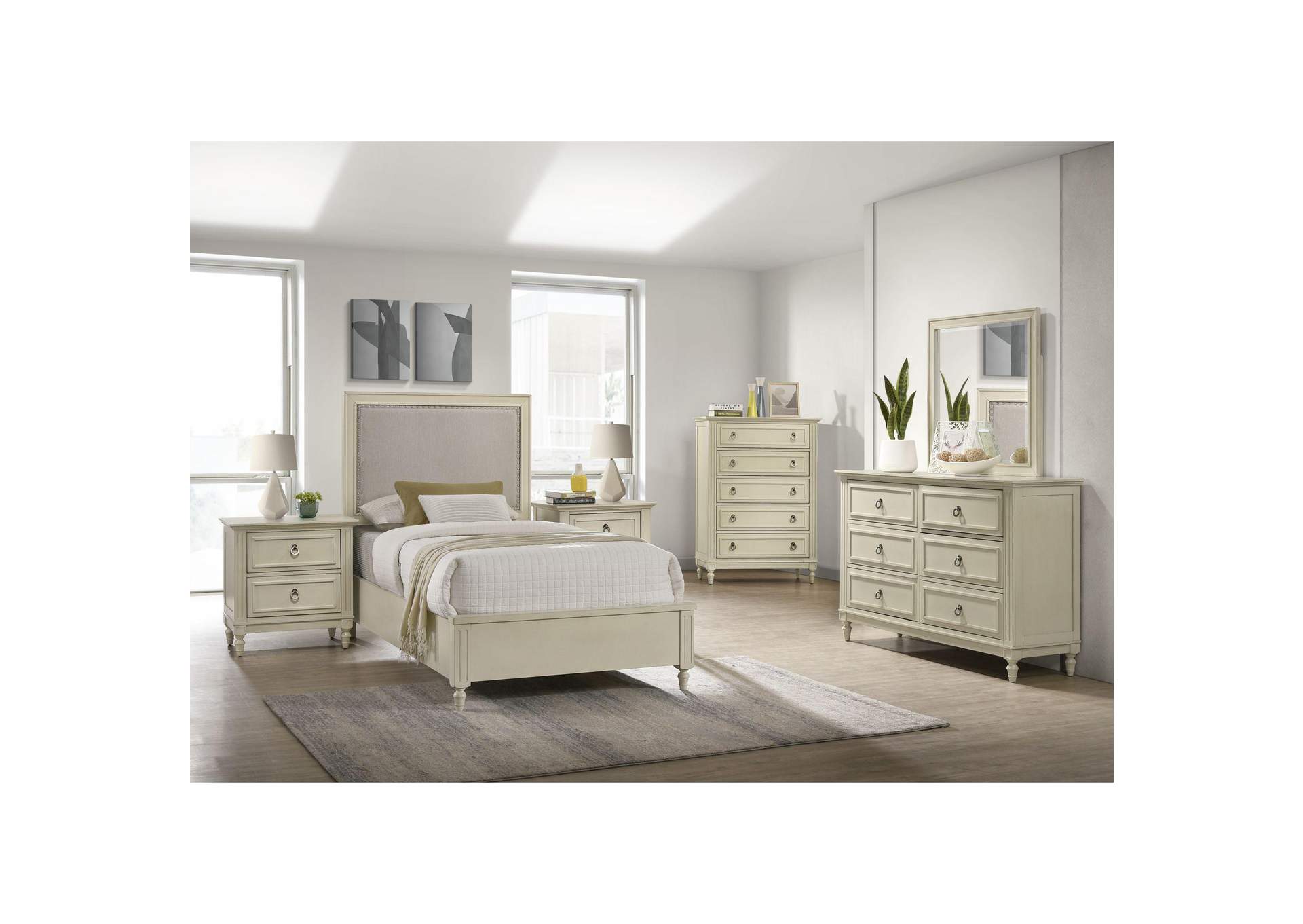 Gianna Youth Dresser White image 1