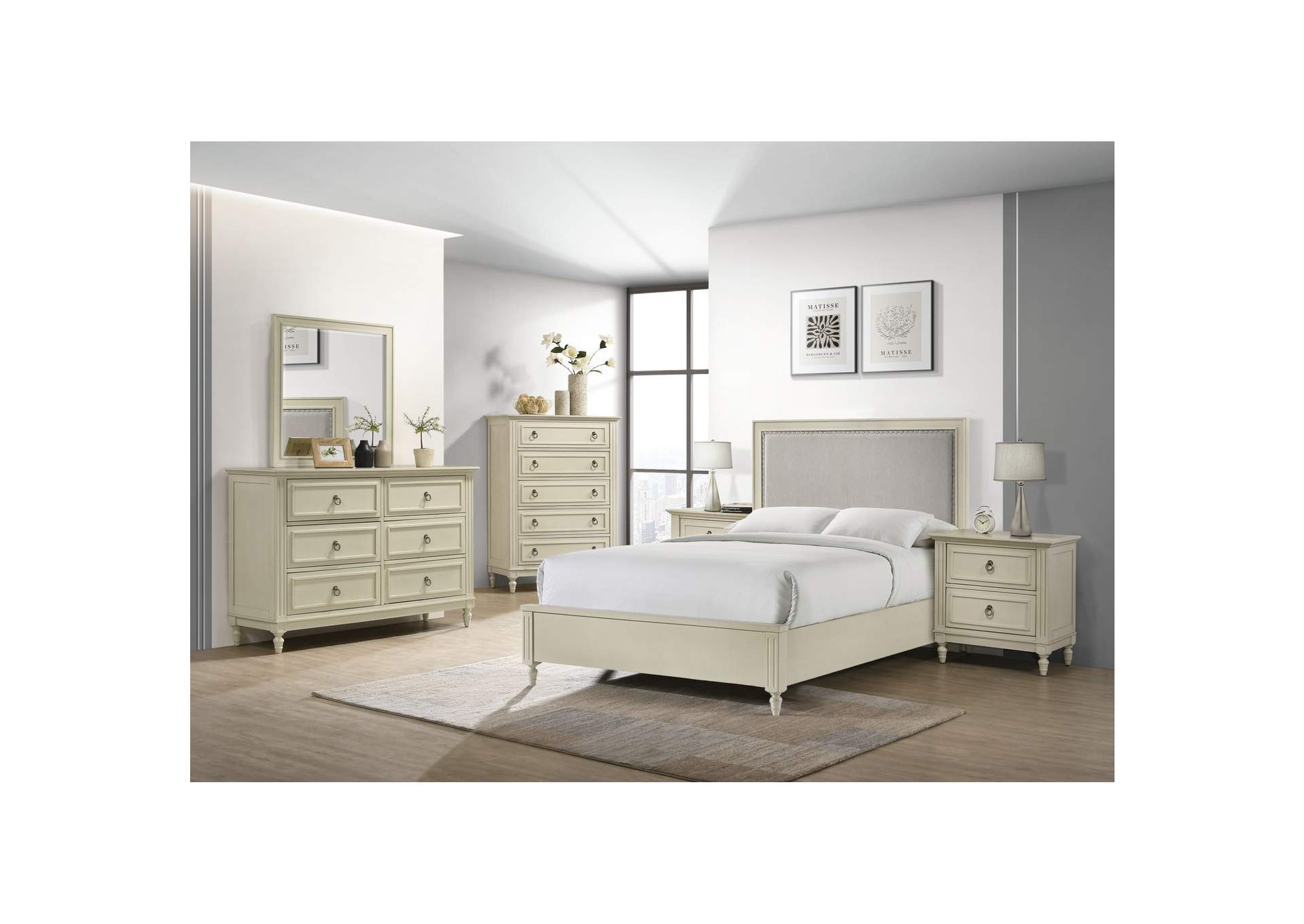 Gianna Youth Full Bed White