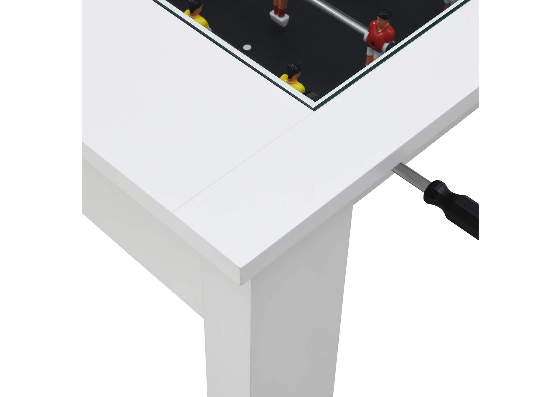 Giga Foosball Table Ssg - 110601 White Foosball Table