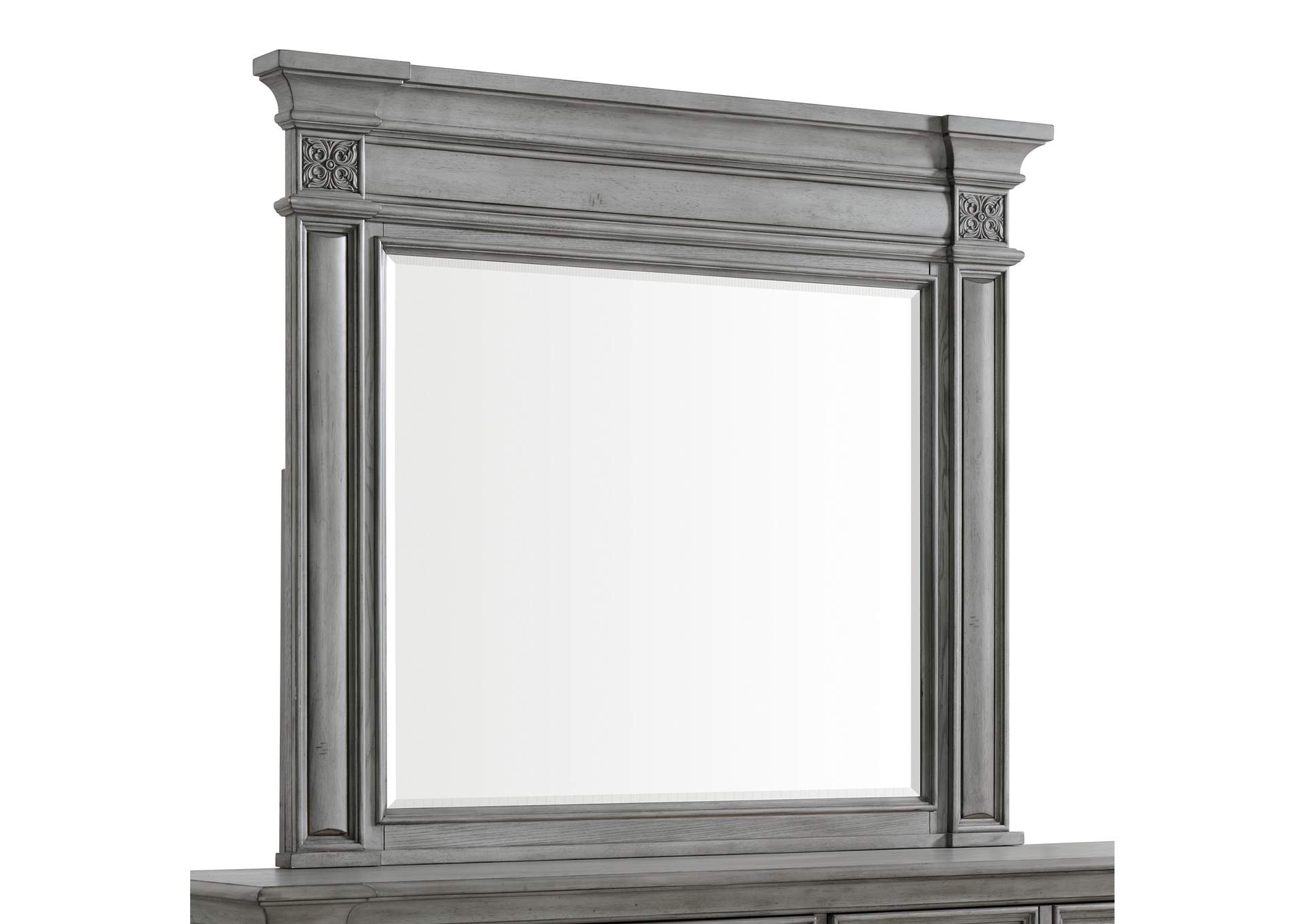 Glenmore King Panel 5 Piece Bedroom Set In Aged Grey image 14