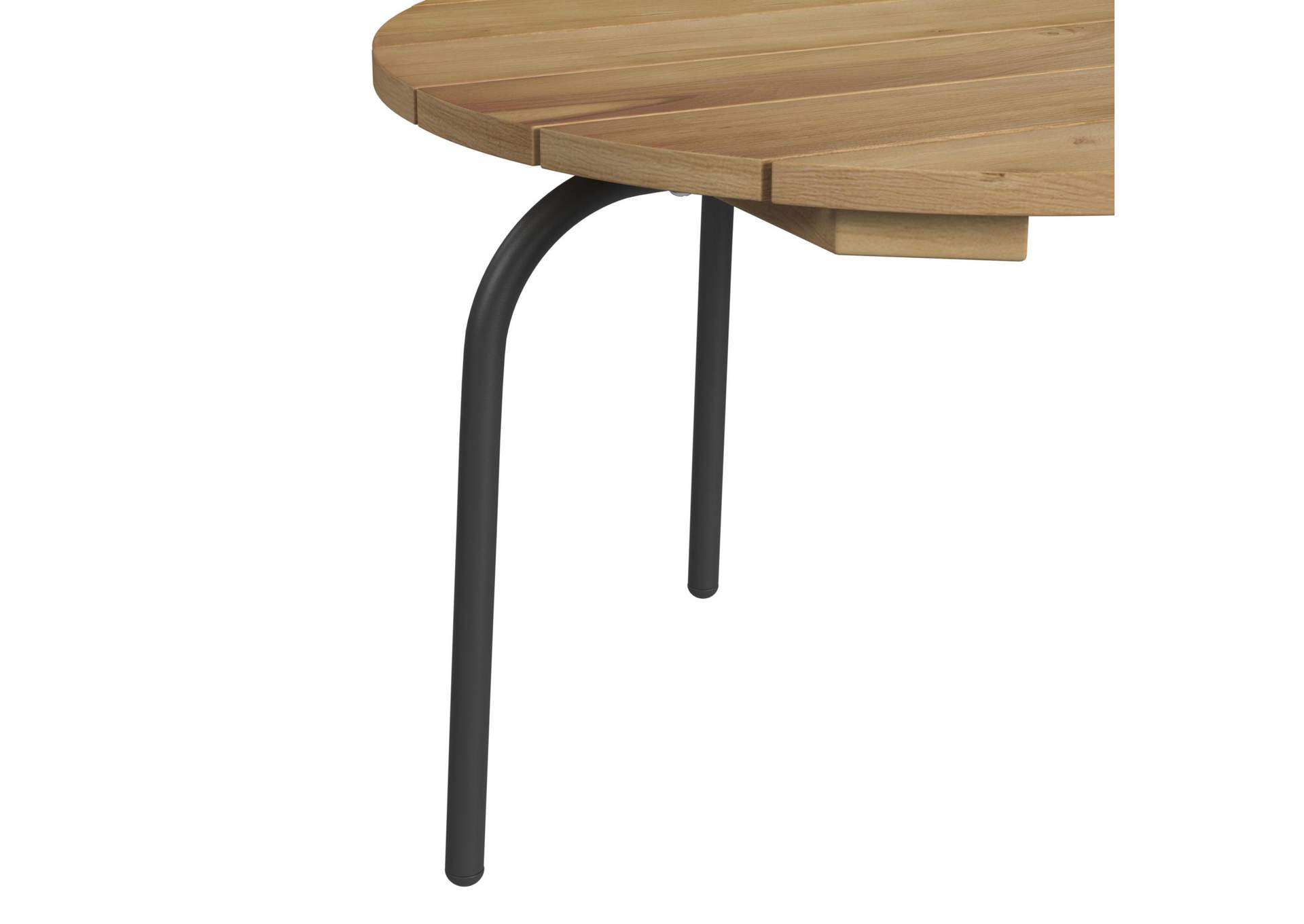 Grace Outdoor Seating 4Pc Set - Black Natural And Olefin Beige image 10