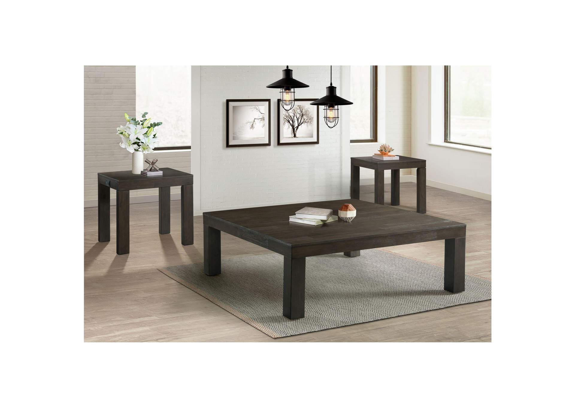 Grady Square Coffee Table With Caster image 1