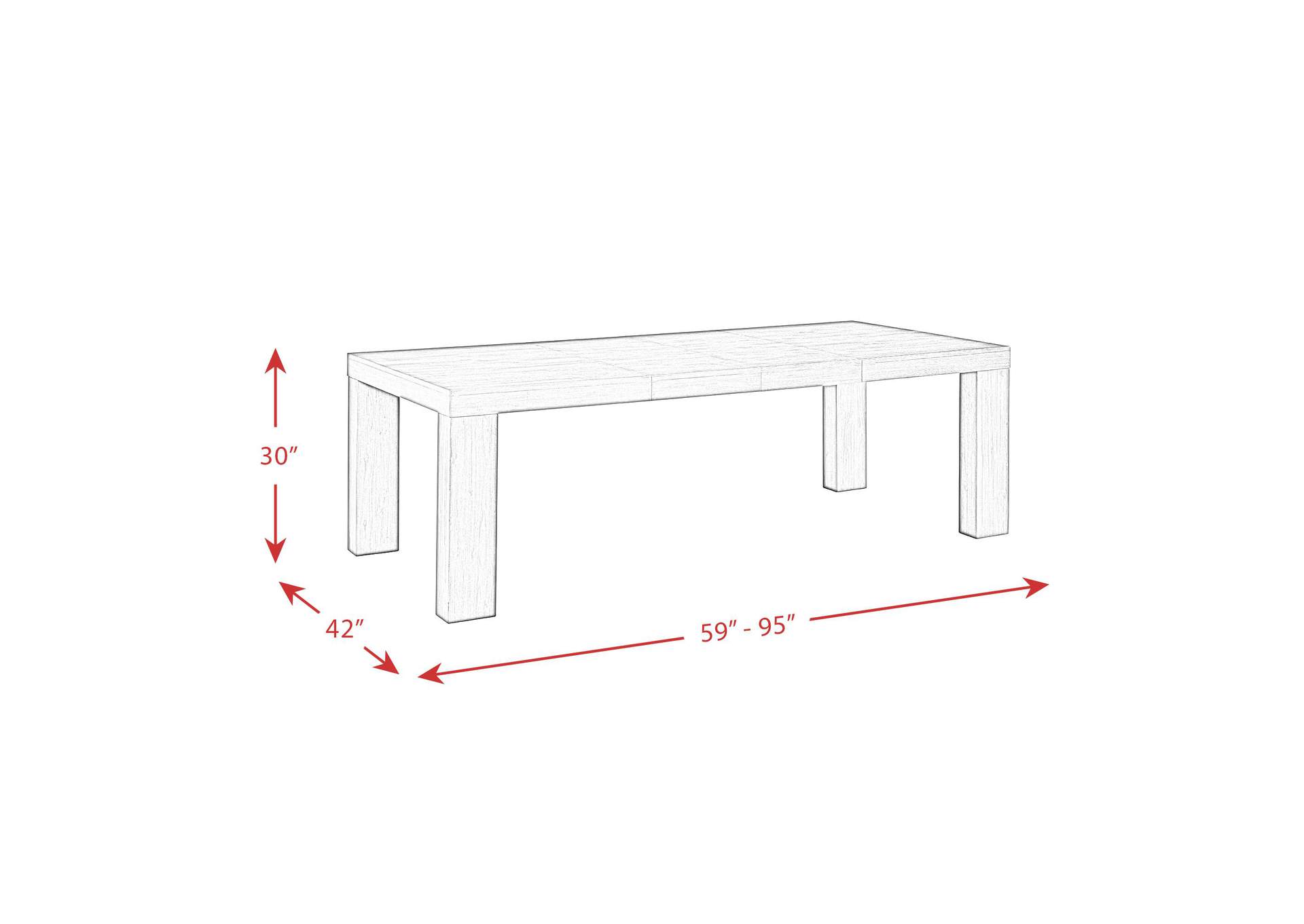 Grady Rectangle Dining Table Black image 5
