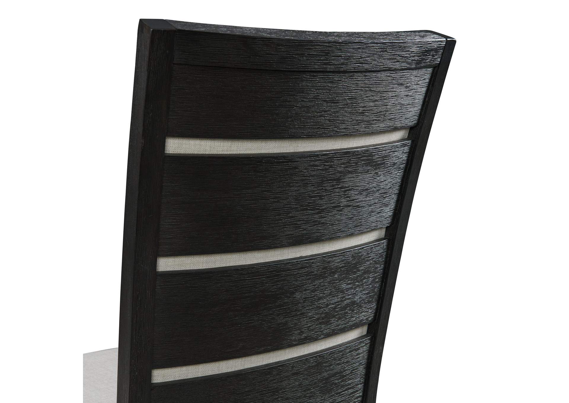 Grady Dining Slat Back Side Chair Black 2 Per Pack image 4
