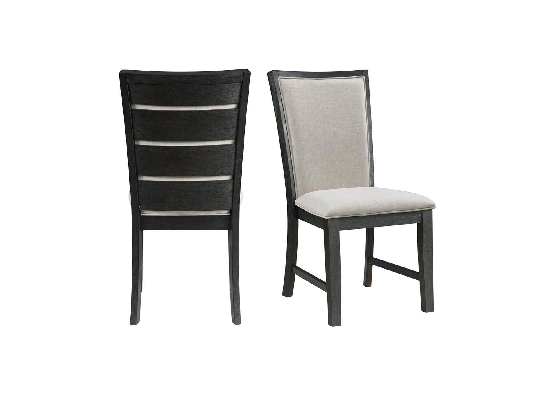 Grady Dining Slat Back Side Chair Black 2 Per Pack image 10