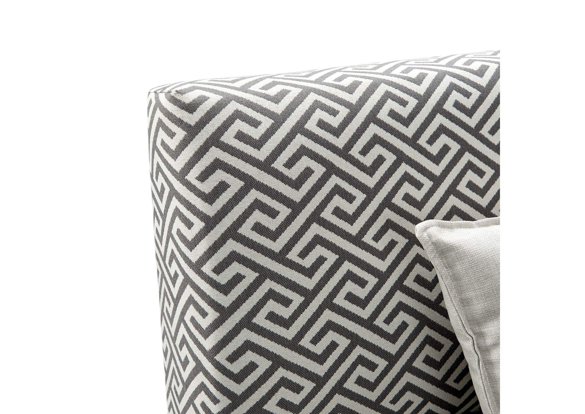 Gramercy Dining Three Seat Sofa With Seven Pillows image 4