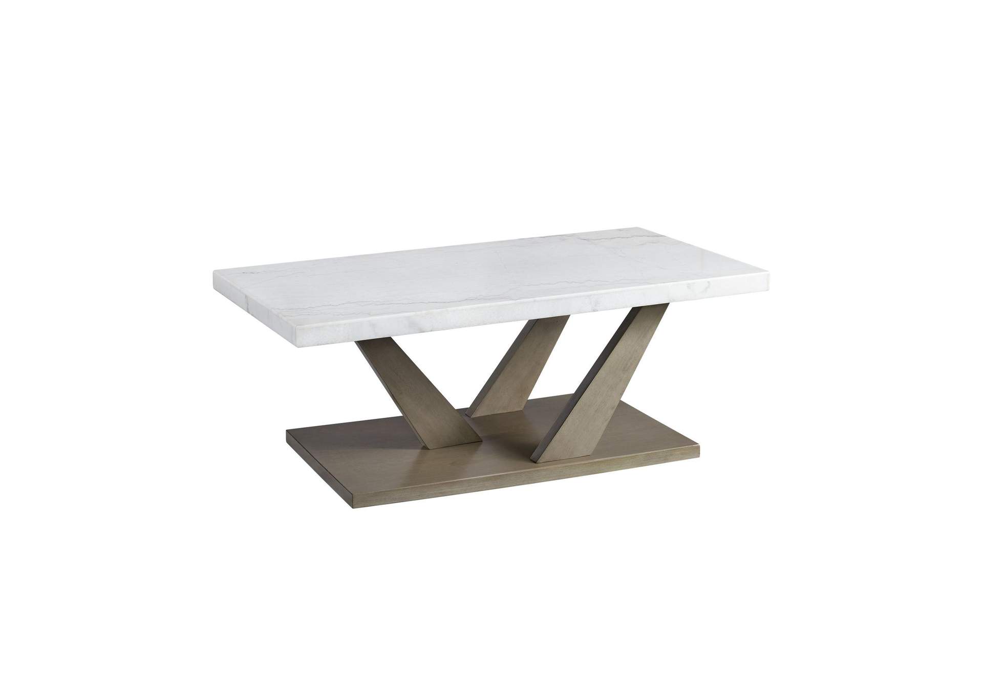 Greta Rectangular Coffee Table In Grey image 9