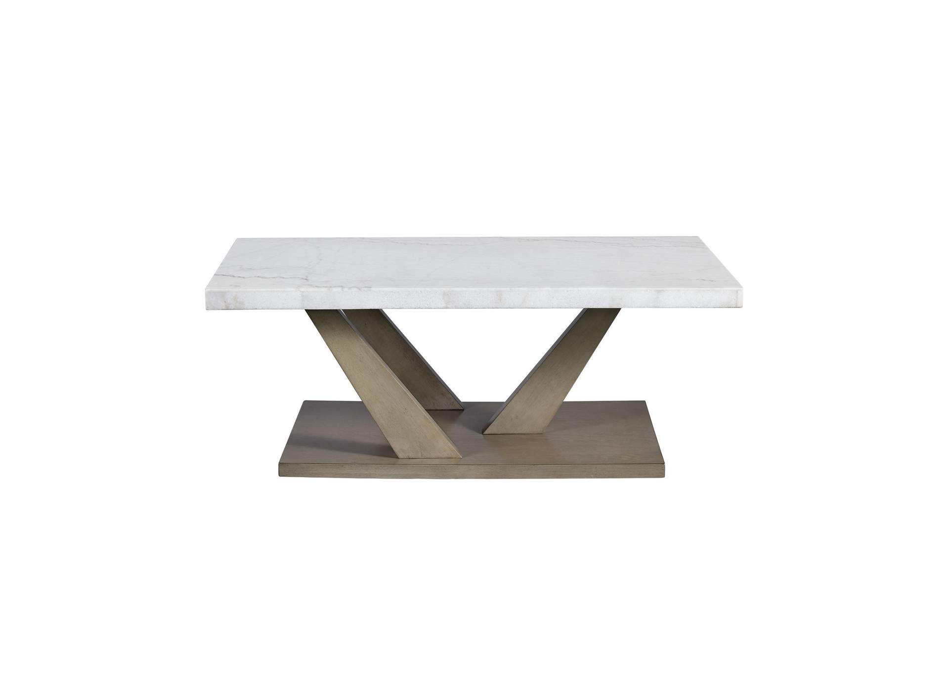 Greta Rectangular Coffee Table In Grey image 10