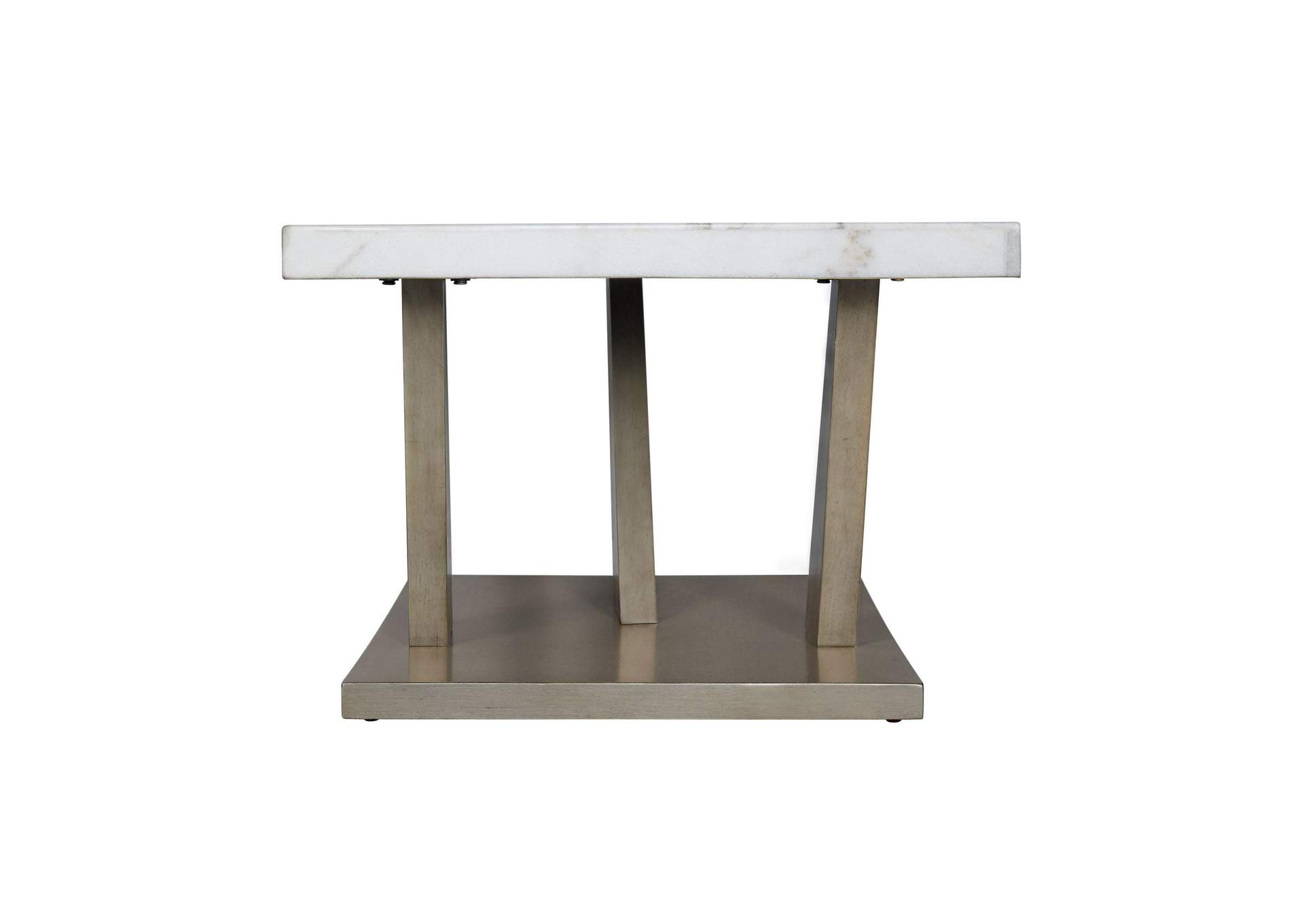 Greta Rectangular Coffee Table In Grey image 11