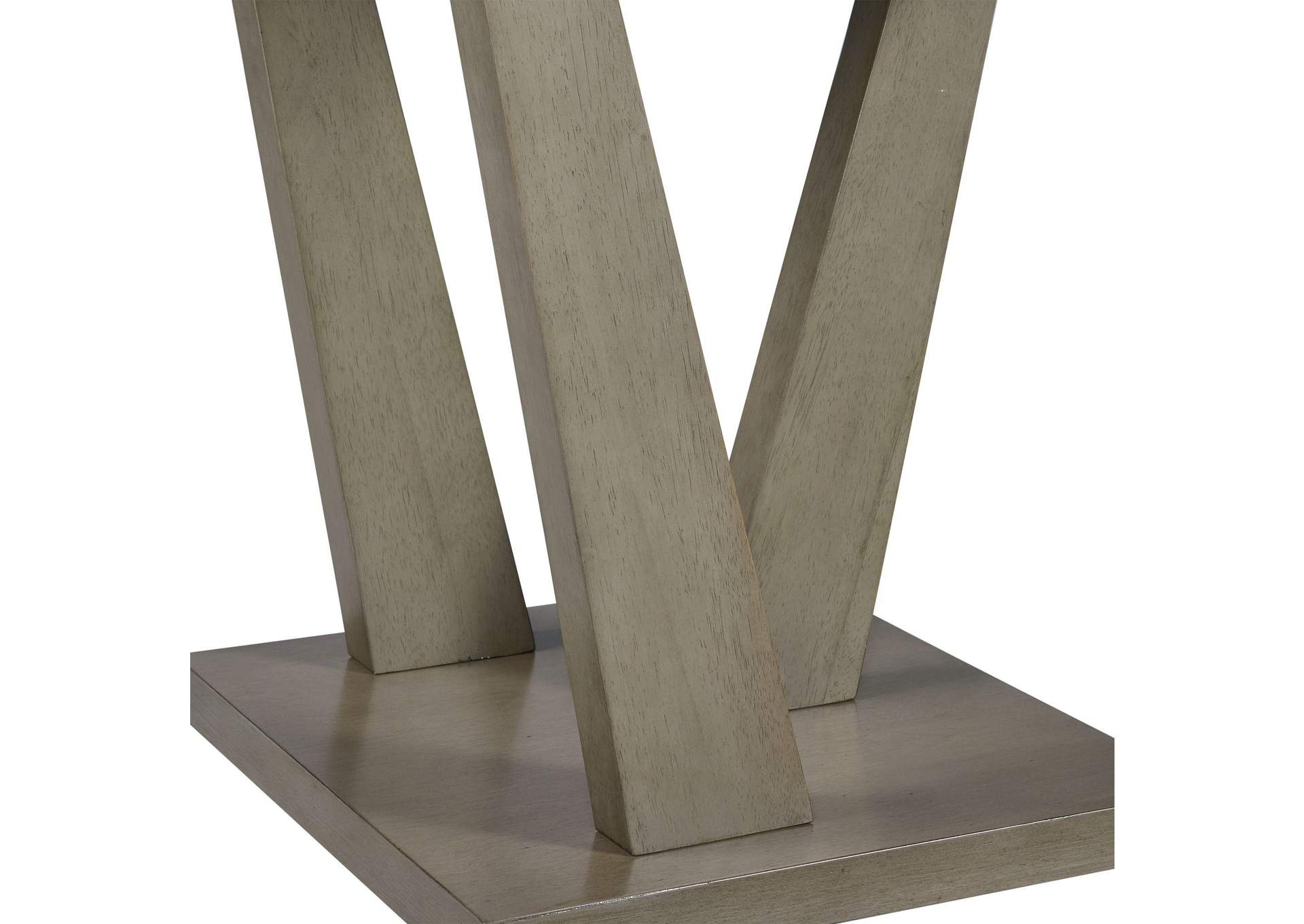 Greta Square End Table In Grey image 4
