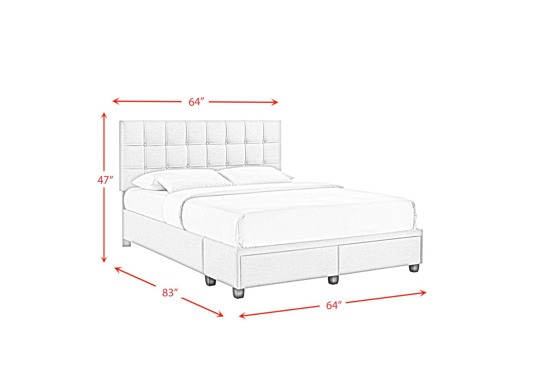Hacienda Queen Storage Bed With Tacoma Oak White Cm 001 3A image 5