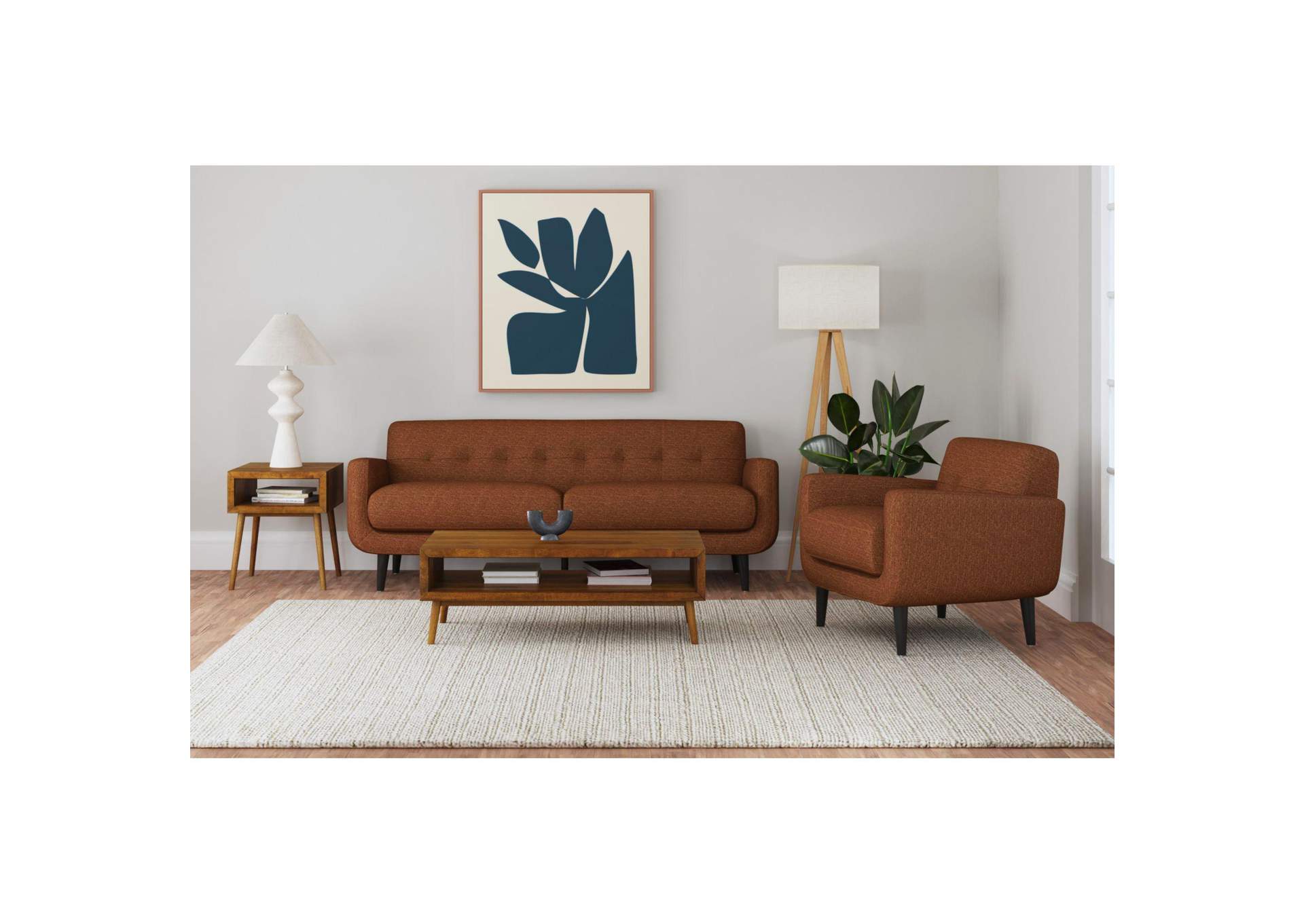 Hadley Ii Chair In Belfast China Orange image 1
