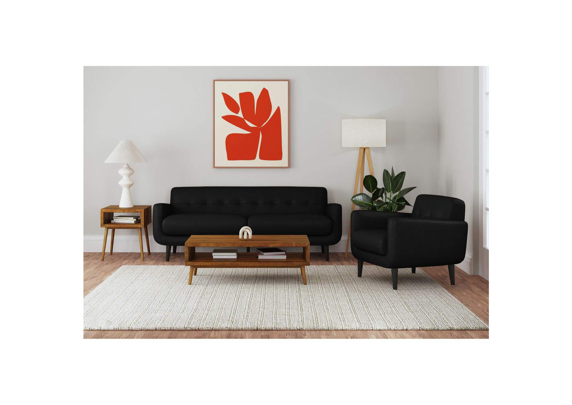 Hadley Ii Chair In Pebble Black image 1