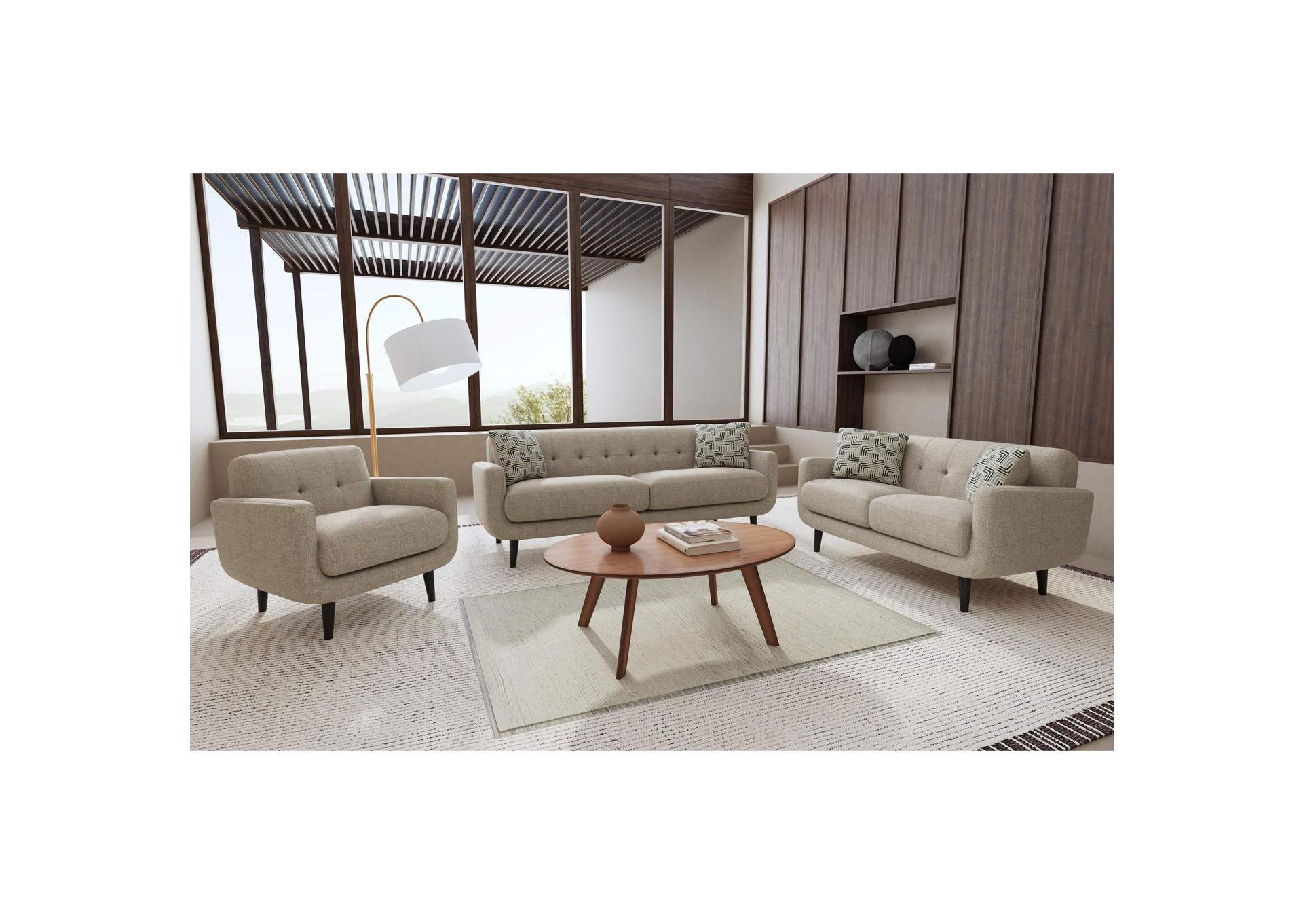Hadley Ii Chair In Debussy Cappuccino image 1