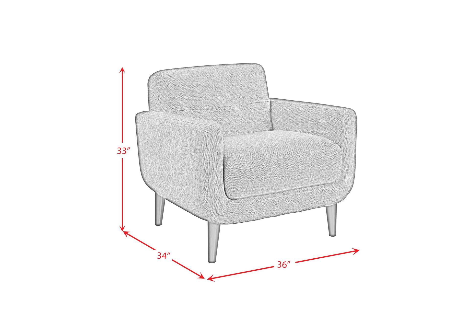 Hadley Ii Chair In Belfast China Orange image 5