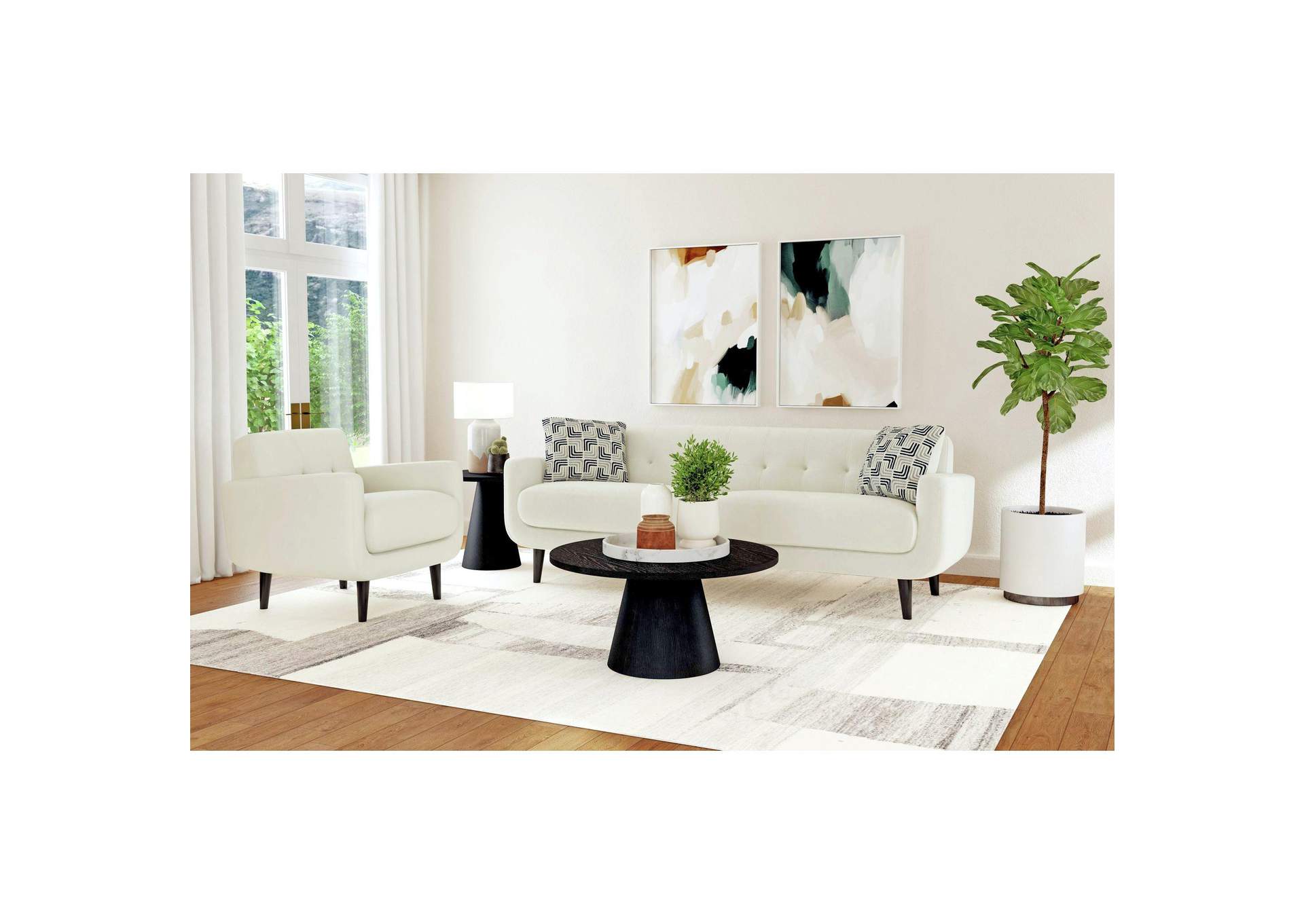 Hadley Ii Chair In Debussy Ecru image 1